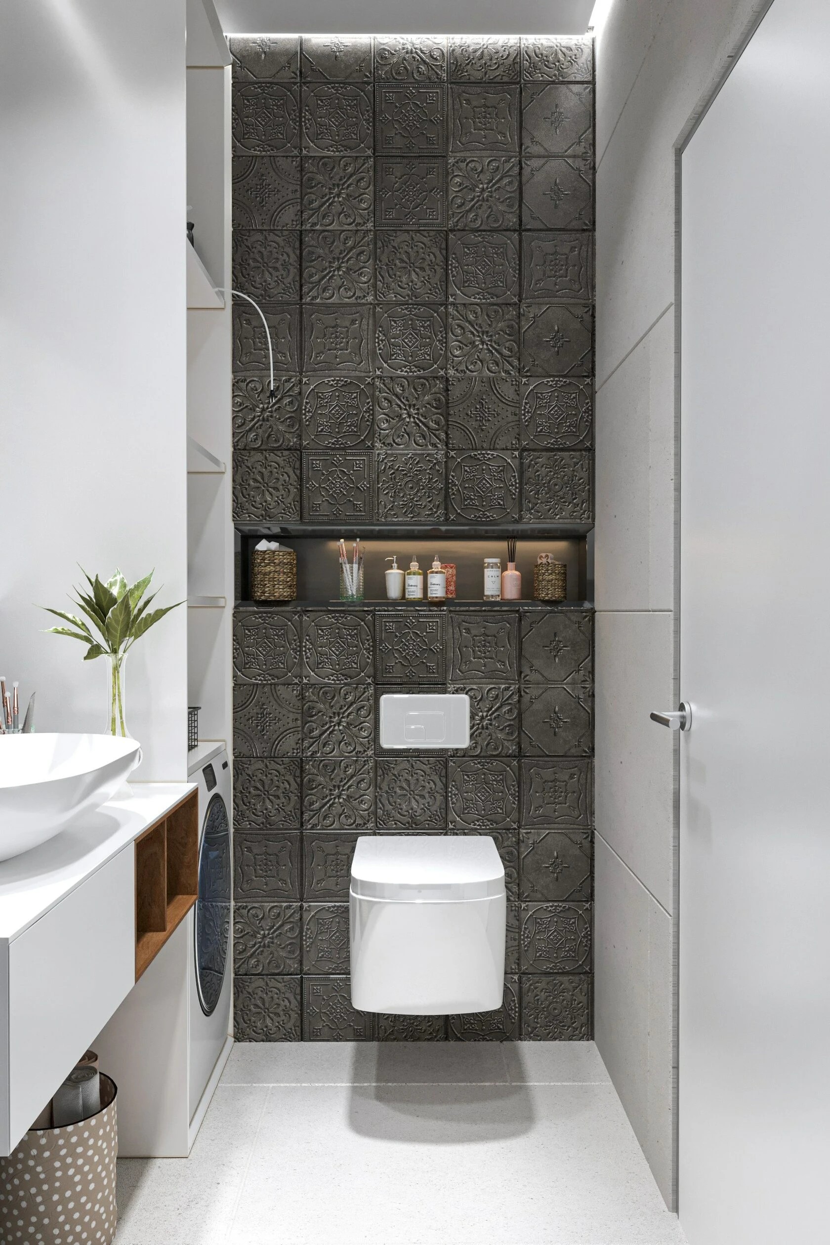 2-комнатная квартира в стиле минимализм с элементами хай-тек