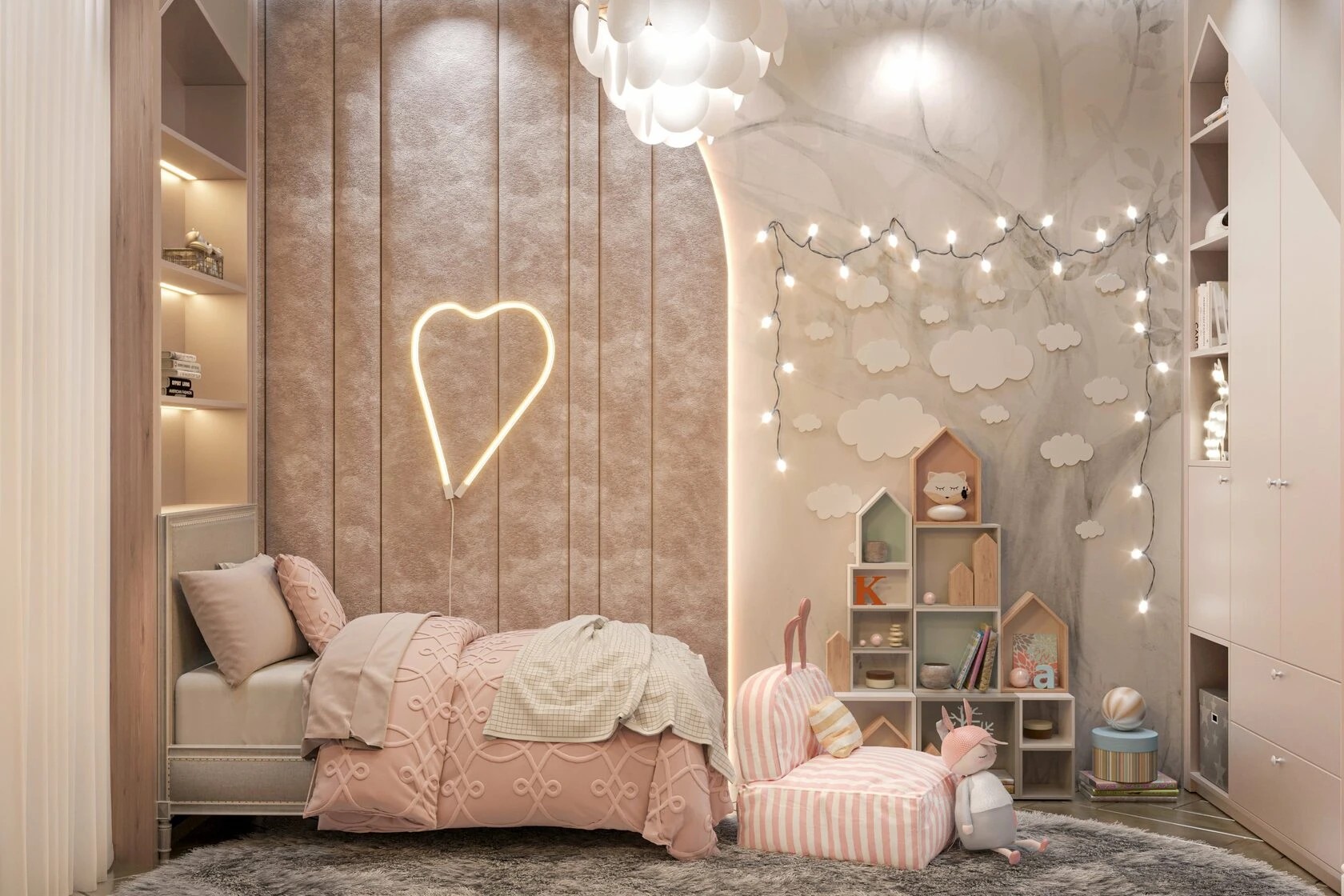 4-комнатная квартира в стиле ар-деко с элементами неоклассики