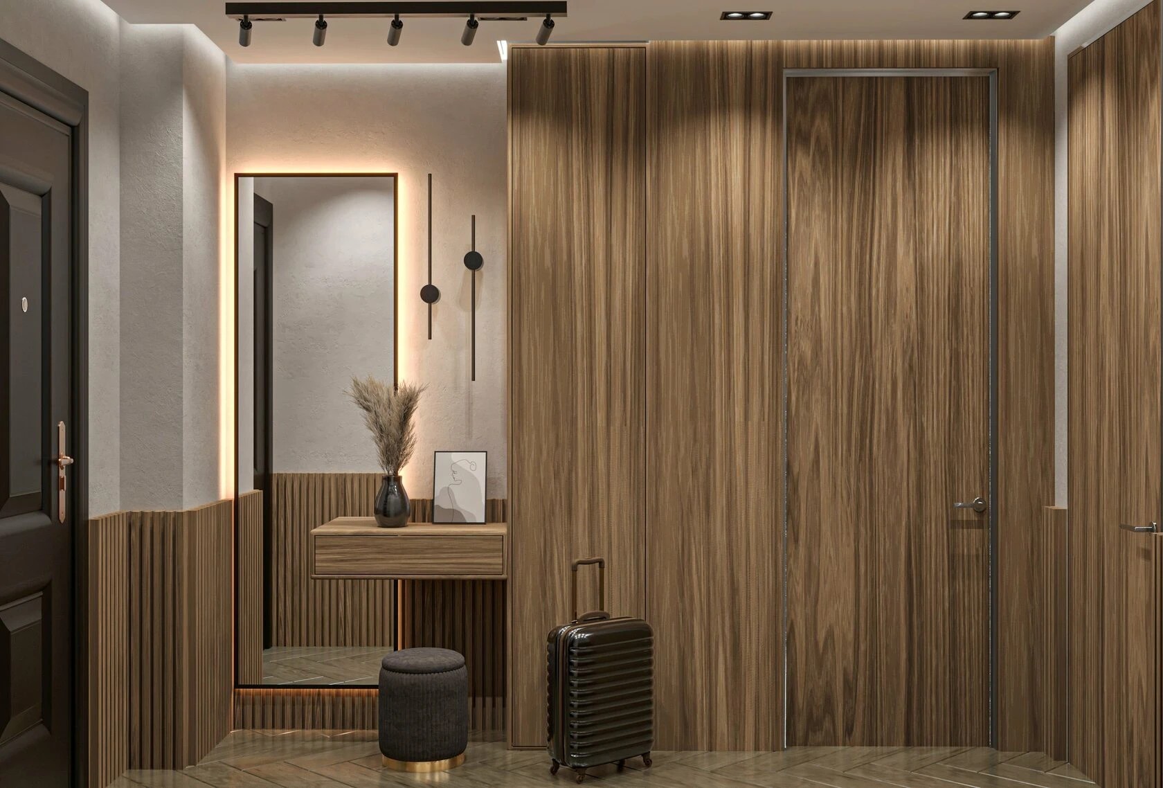 4-комнатная квартира в стиле ар-деко с элементами неоклассики