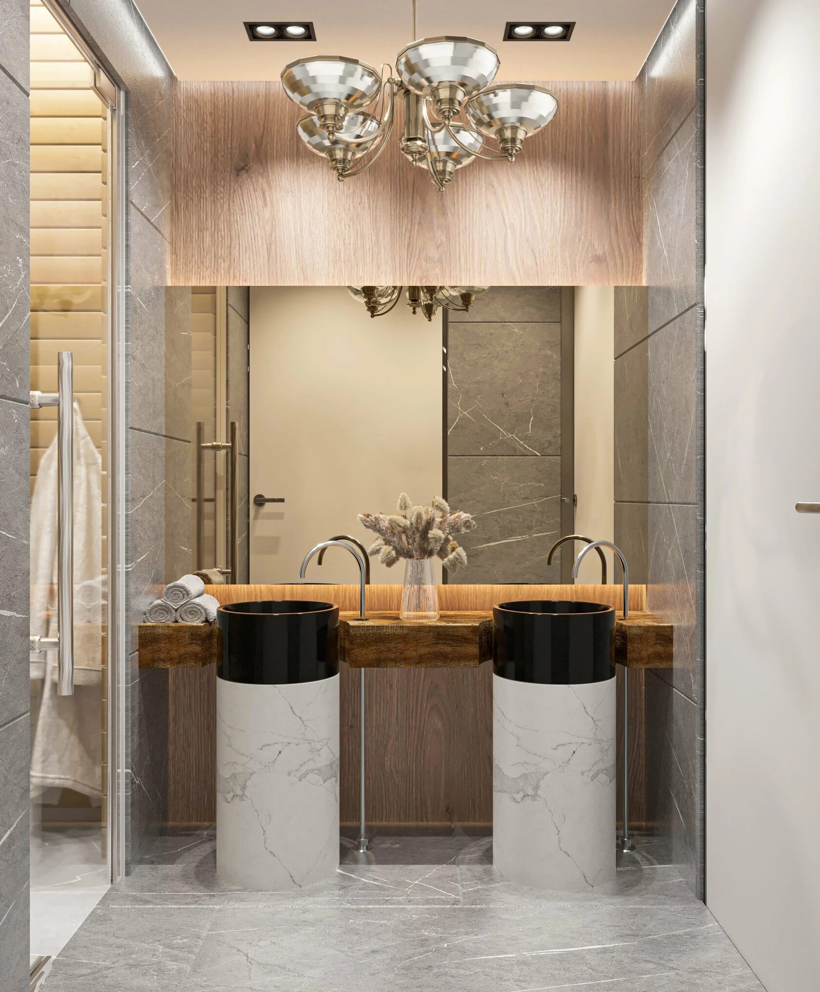 4-комнатная квартира в стиле ар-деко с элементами неоклассики