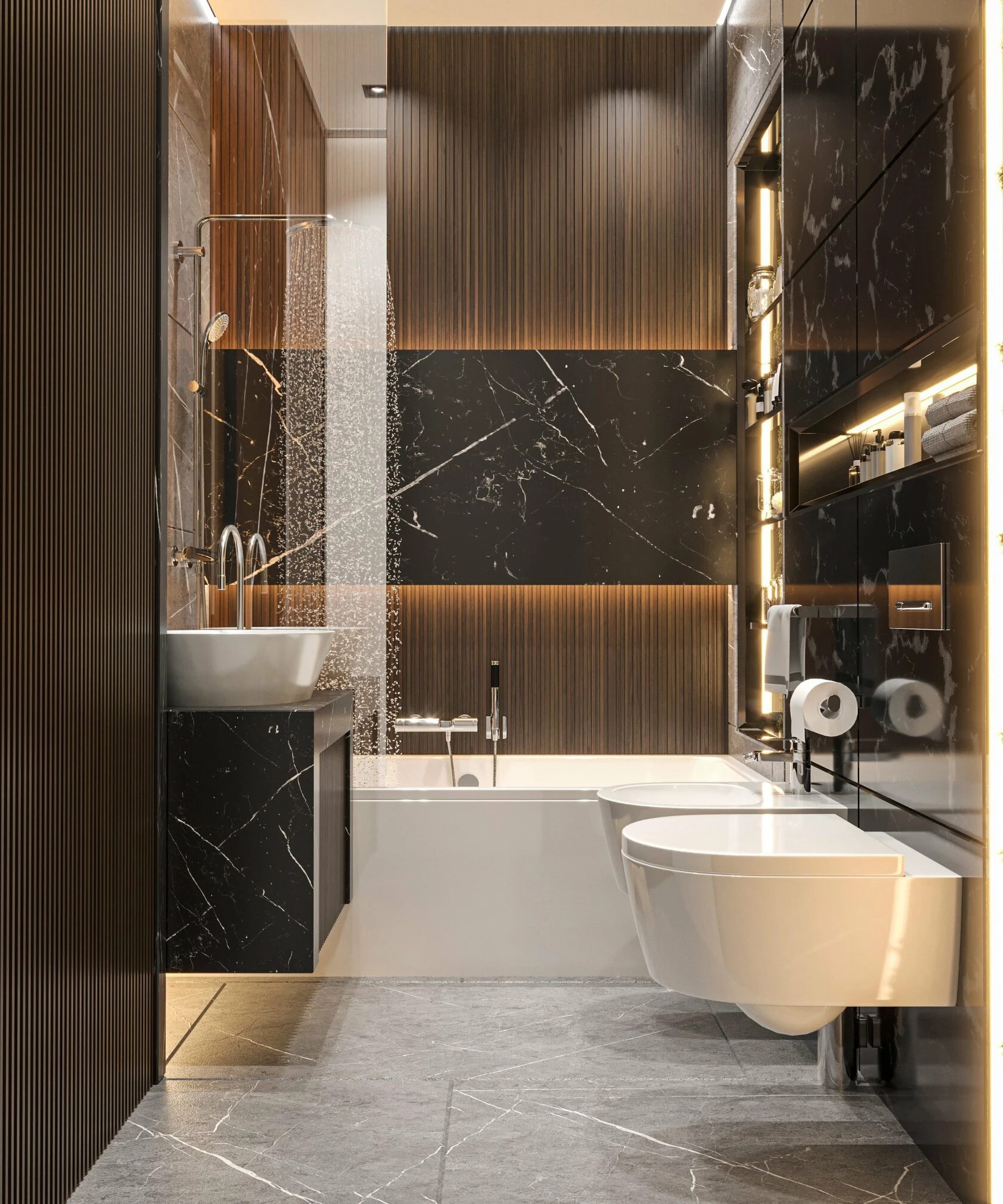 4-комнатная квартира в стиле ар-деко с элементами неоклассики