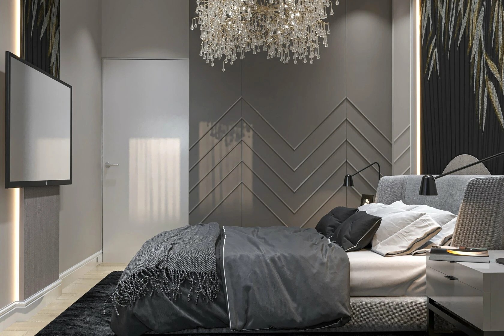 3-комнатная квартира в авторском стиле с элементами ар-деко