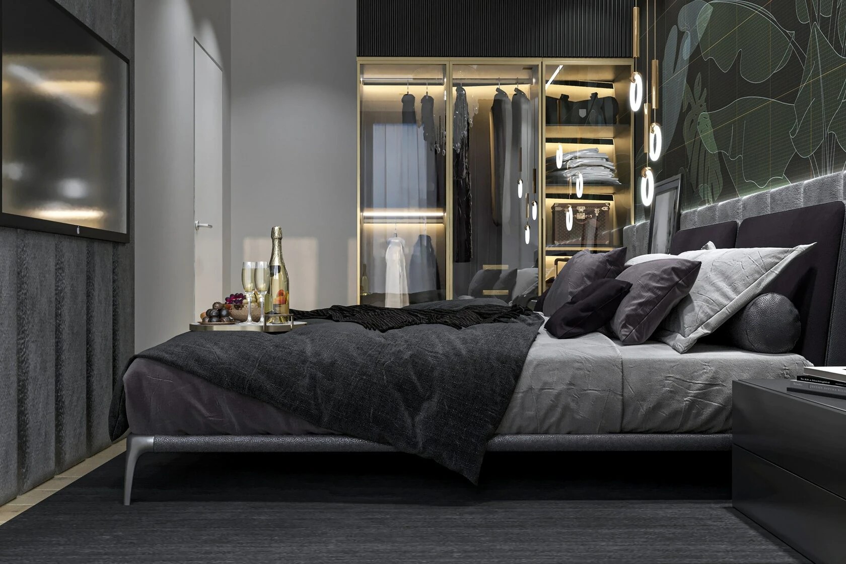 3-комнатная квартира в авторском стиле с элементами ар-деко