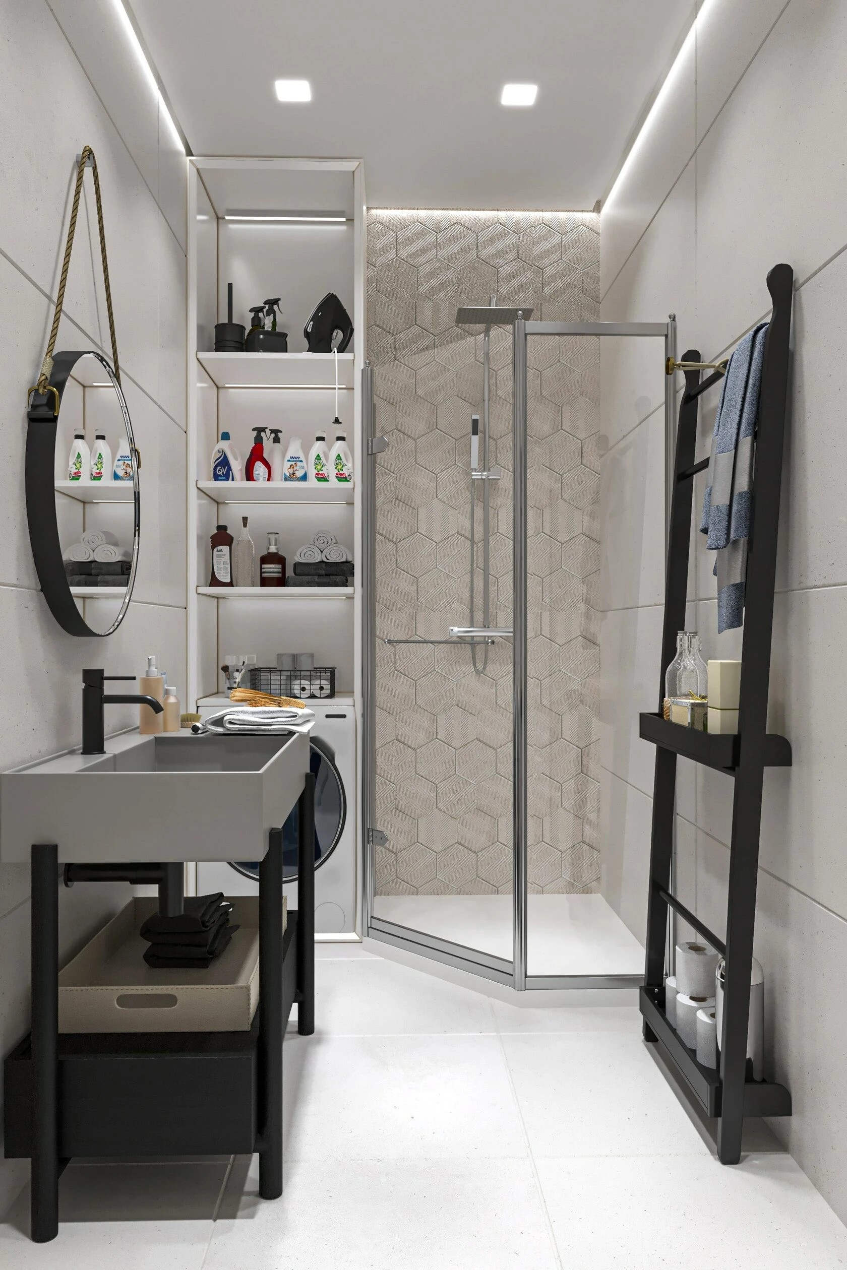 3-комнатная квартира в авторском стиле с элементами ар-деко