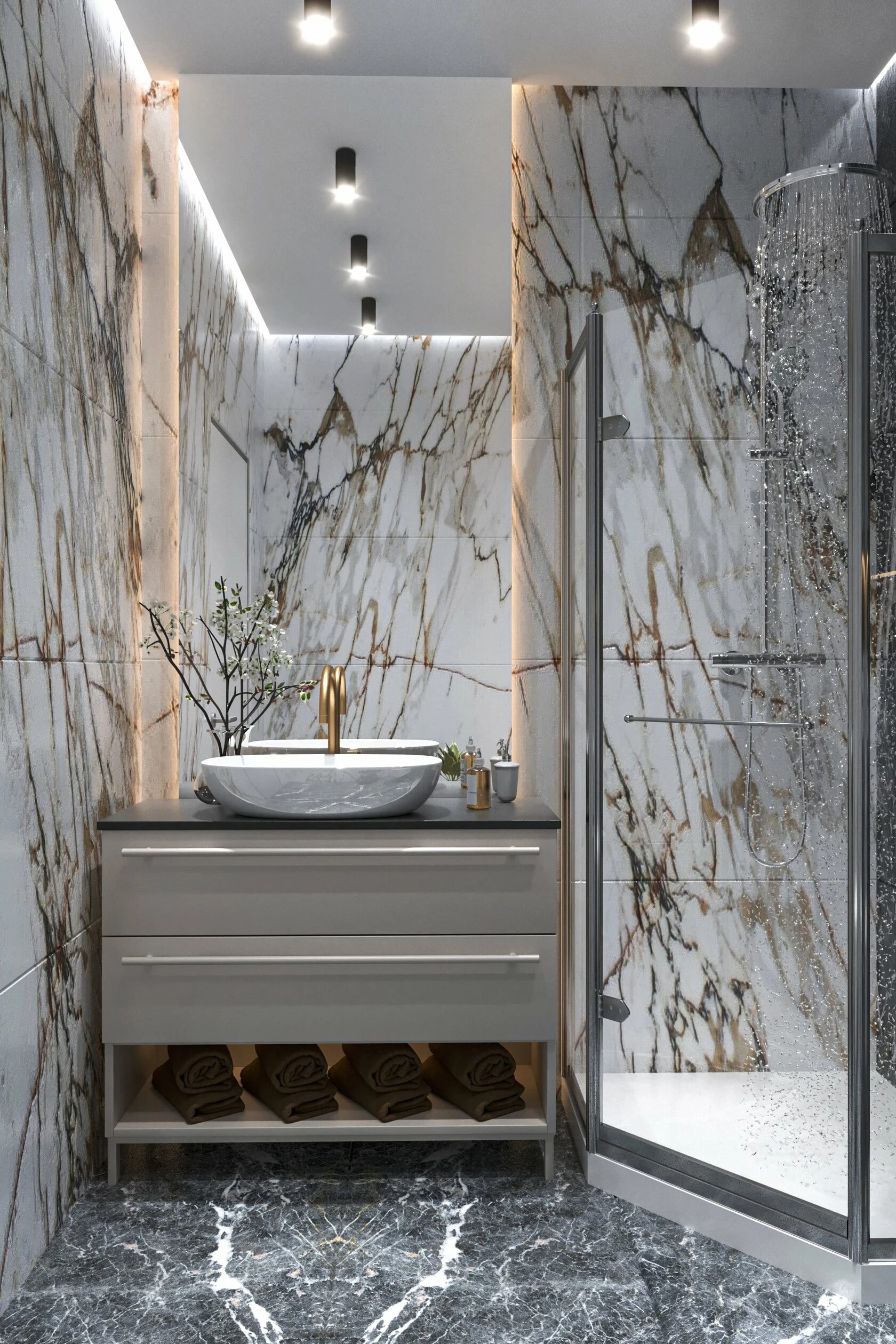 4-комнатная квартира в стиле неоклассика с элементами ар-деко