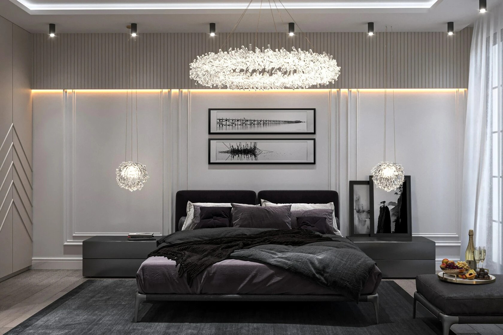 4-комнатная квартира в стиле неоклассика с элементами ар-деко