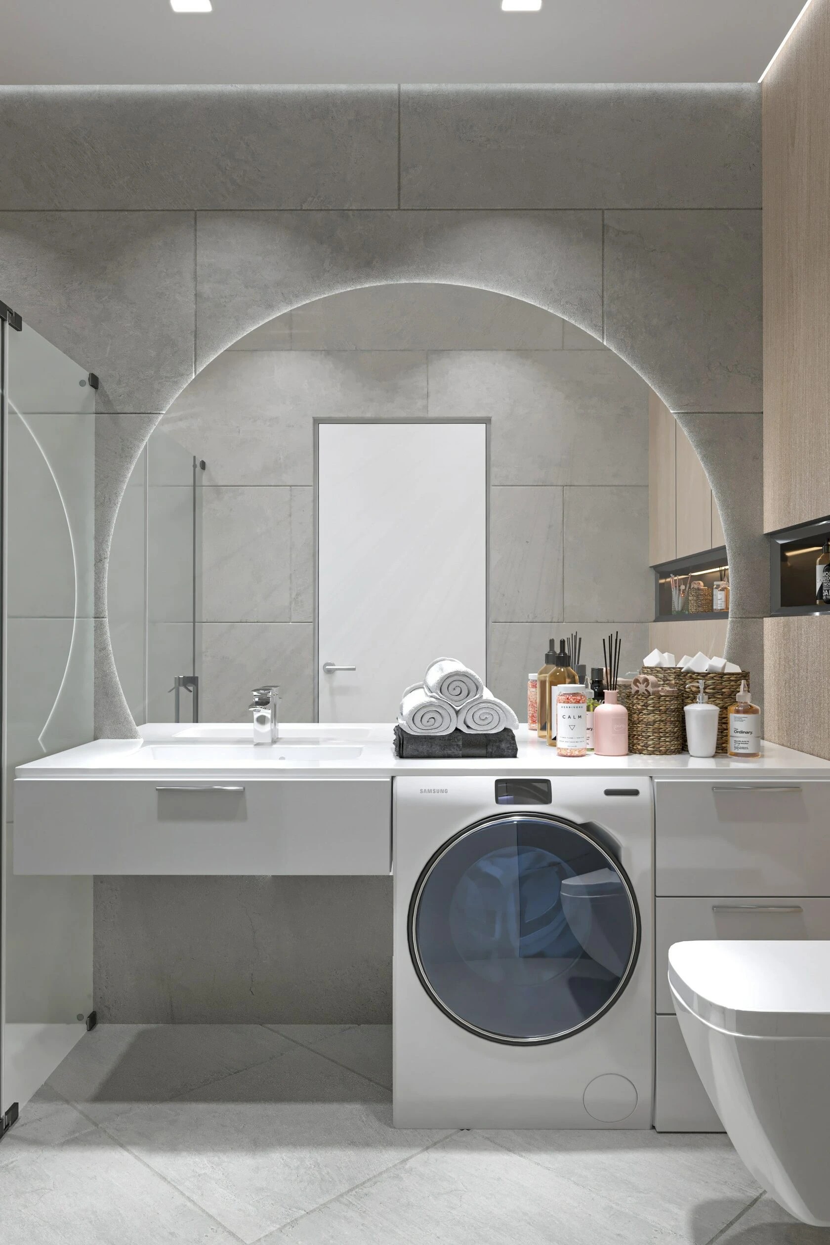 3-комнатная квартира в стиле минимализм с элементами неоклассики