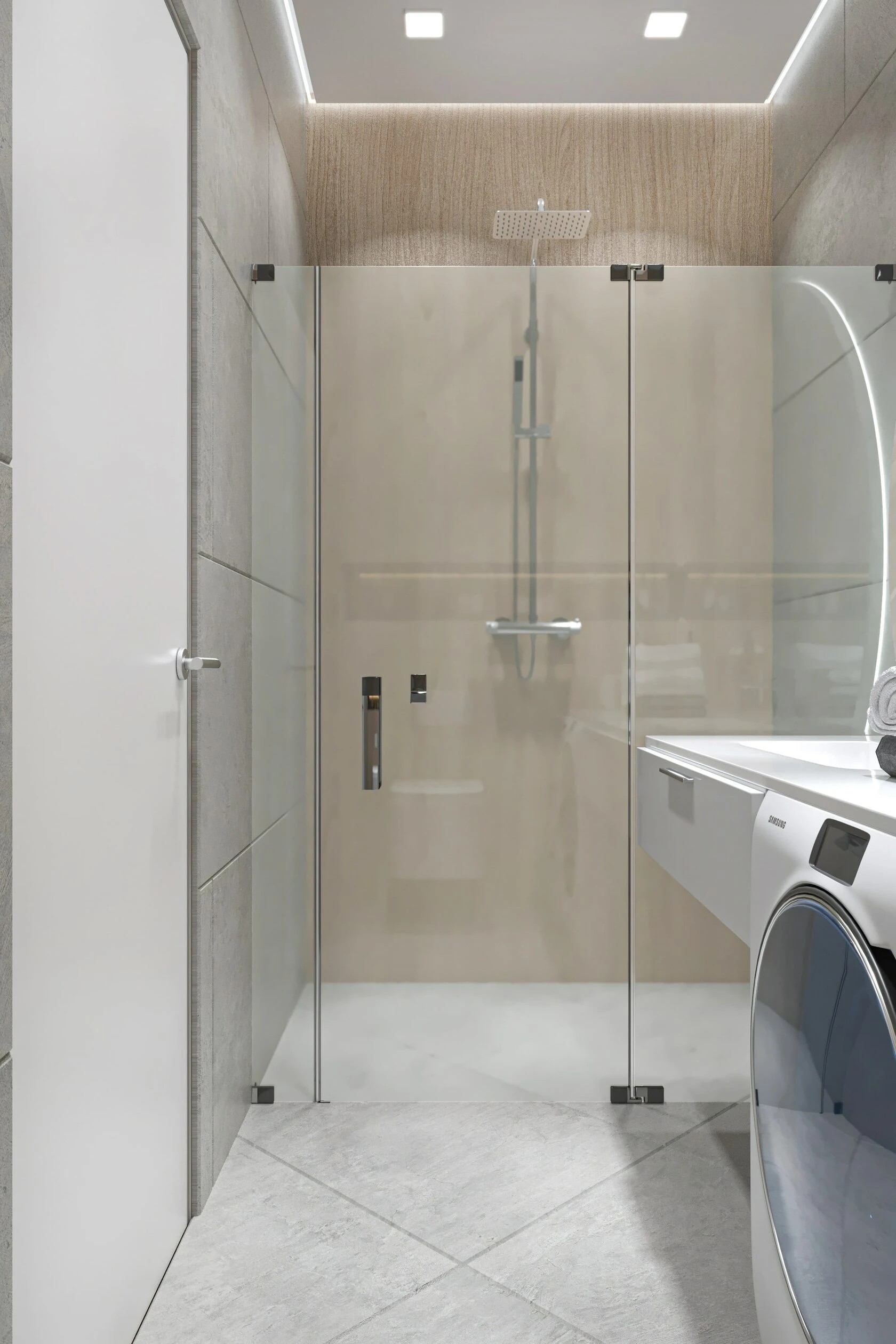 3-комнатная квартира в стиле минимализм с элементами неоклассики