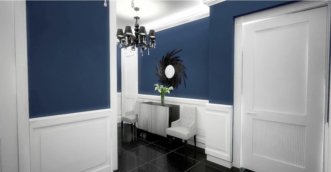 3-комнатная квартира в стиле ар-деко