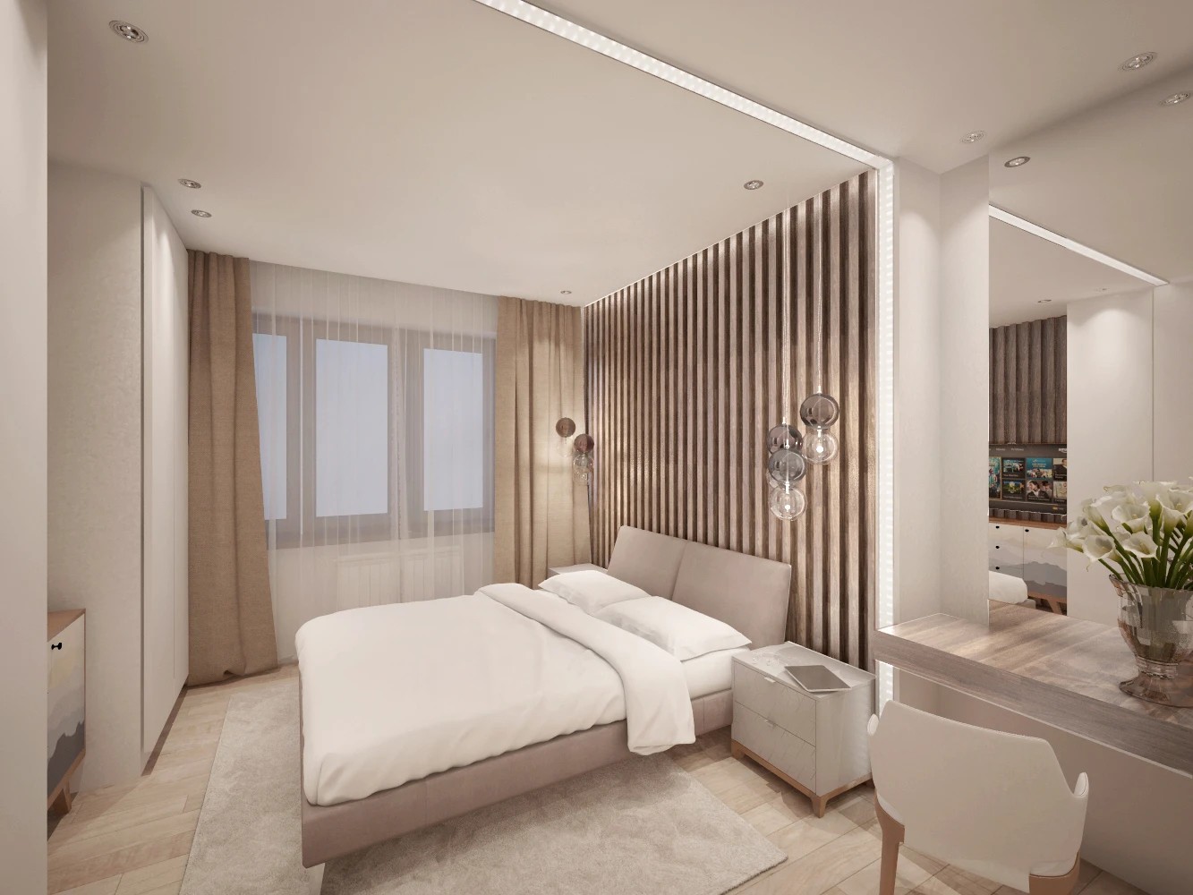 3-комнатная квартира в стиле минимализм