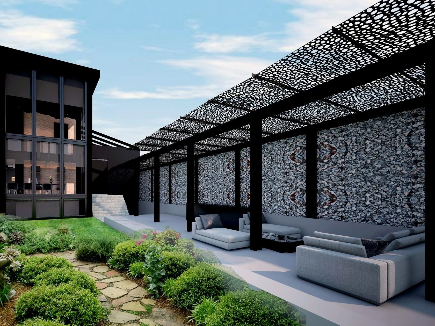 Дом с 4 спальнями в авторском стиле