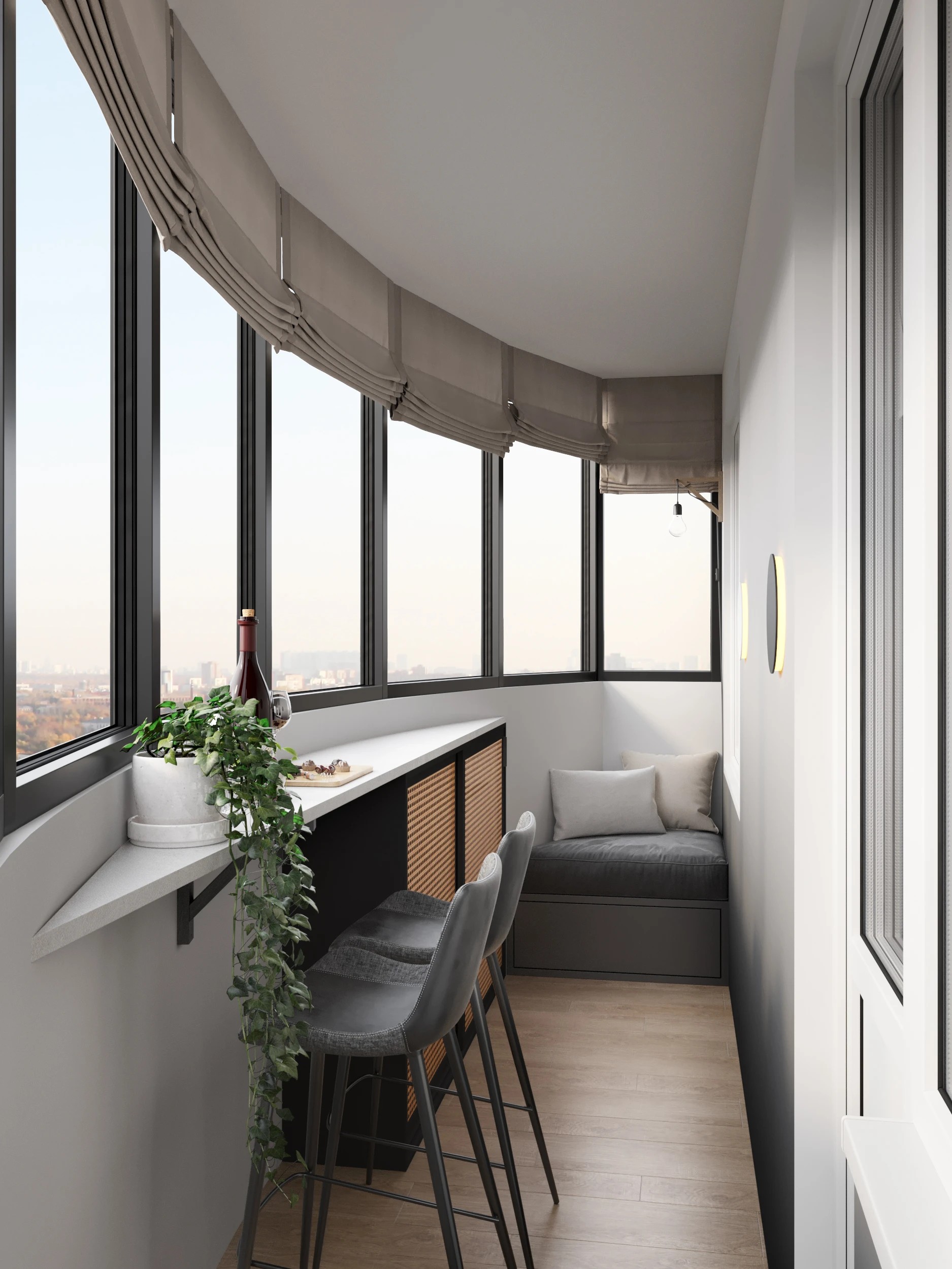 Однокомнатная квартира с лоджией