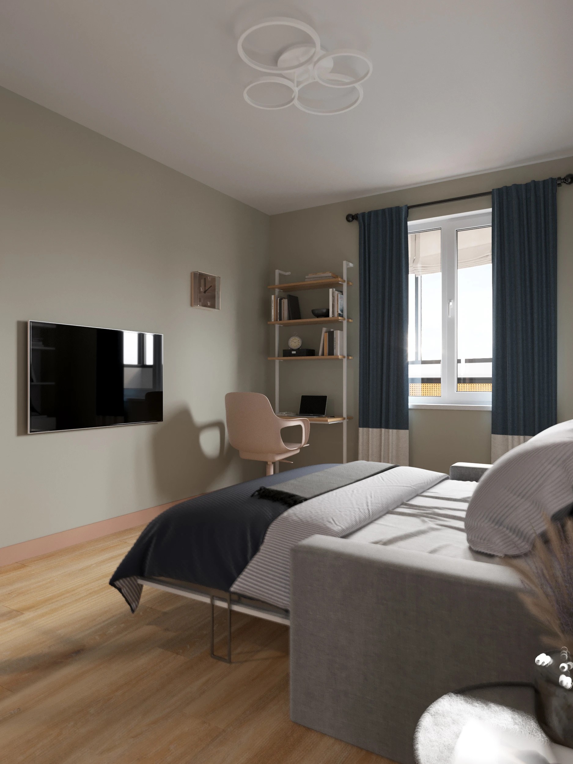 Однокомнатная квартира с лоджией