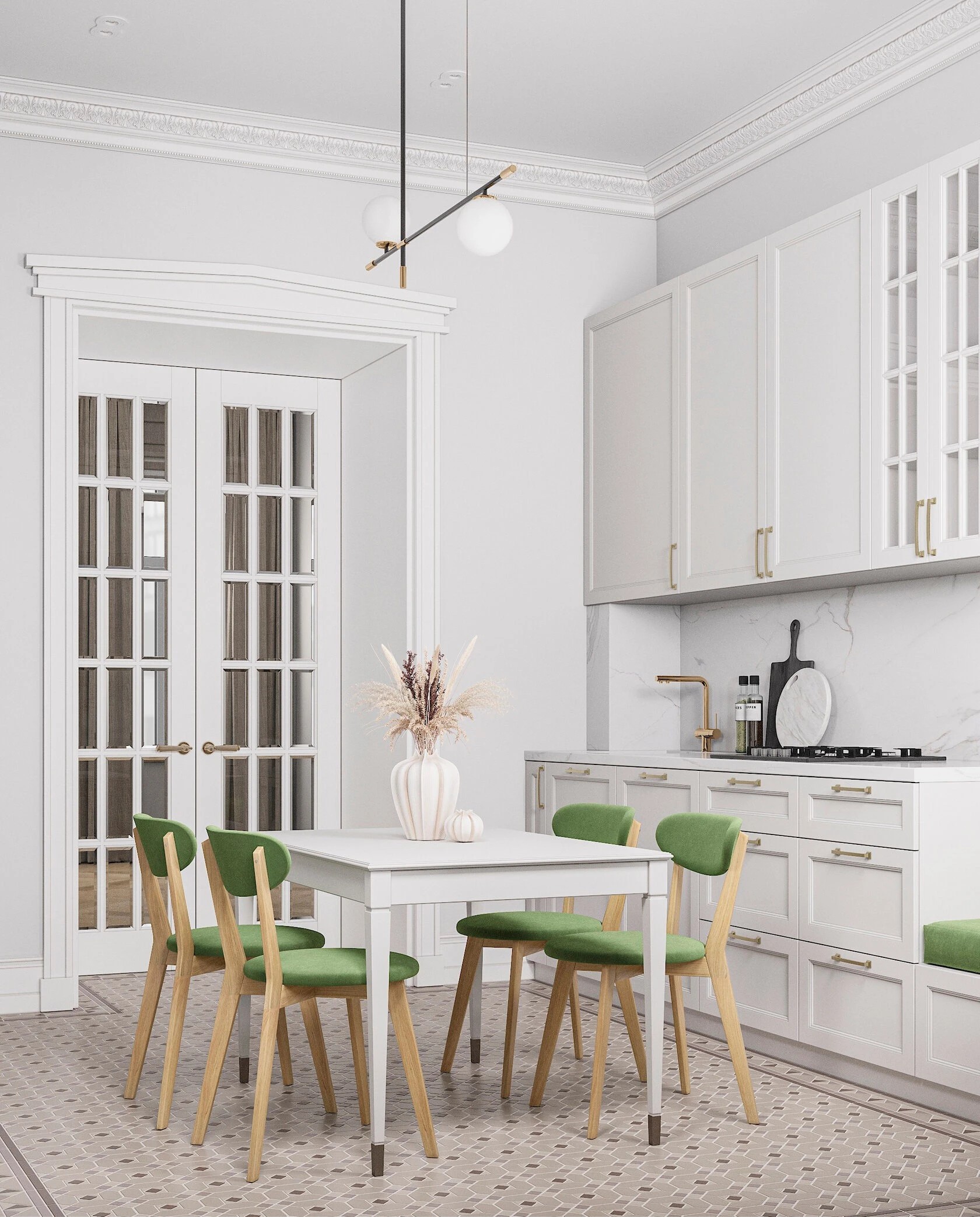 С ВИДОМ НА КАЗАНСКИЙ СОБОР