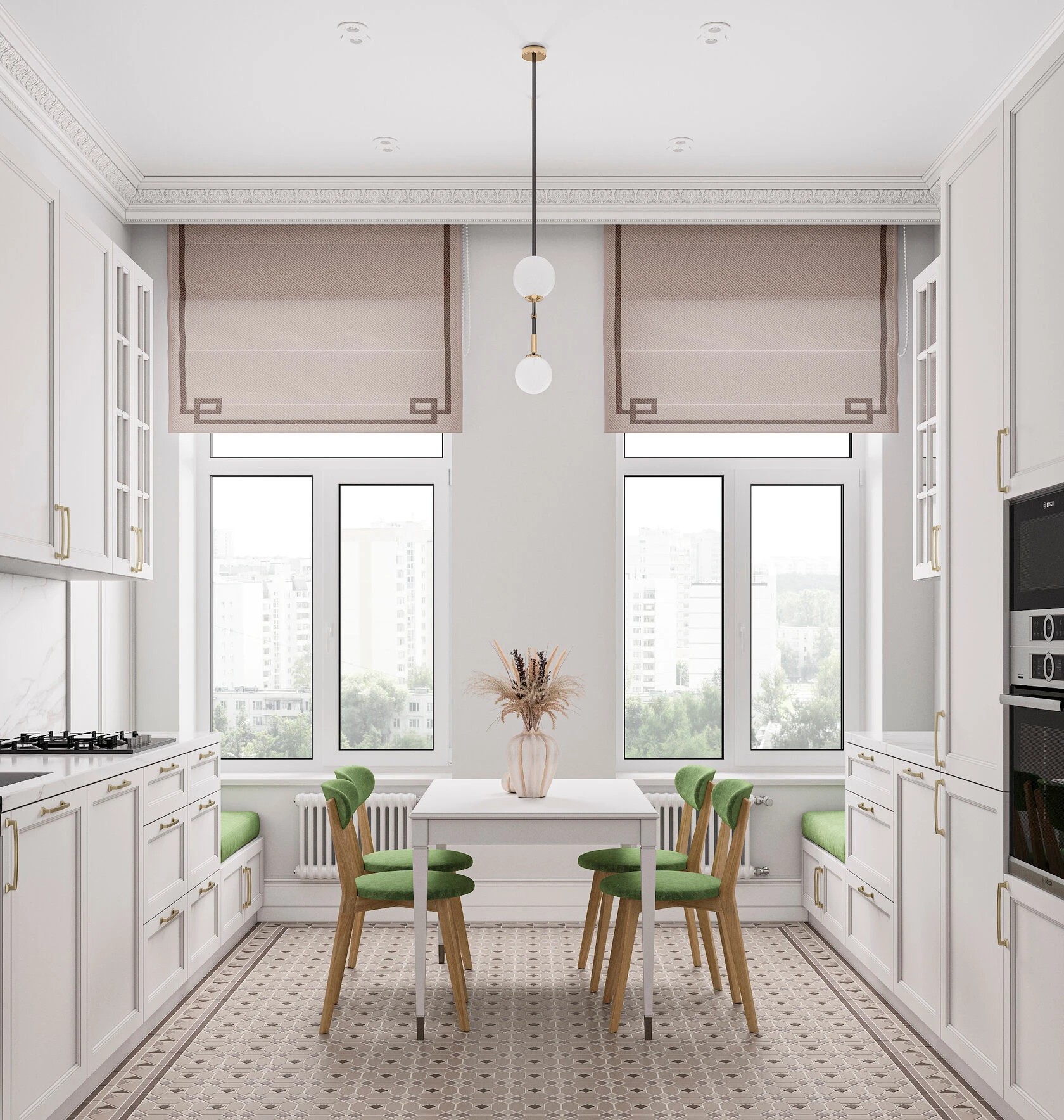 С ВИДОМ НА КАЗАНСКИЙ СОБОР