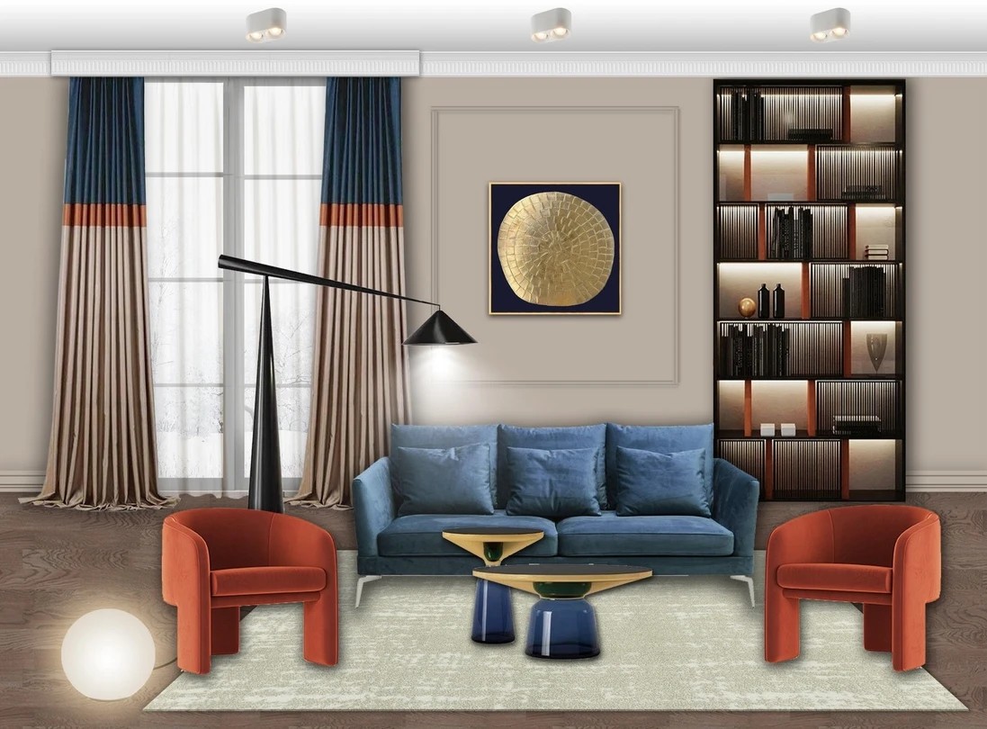 Дизайн-проект жилого дома в Нижнем Новгороде (Коллаж)