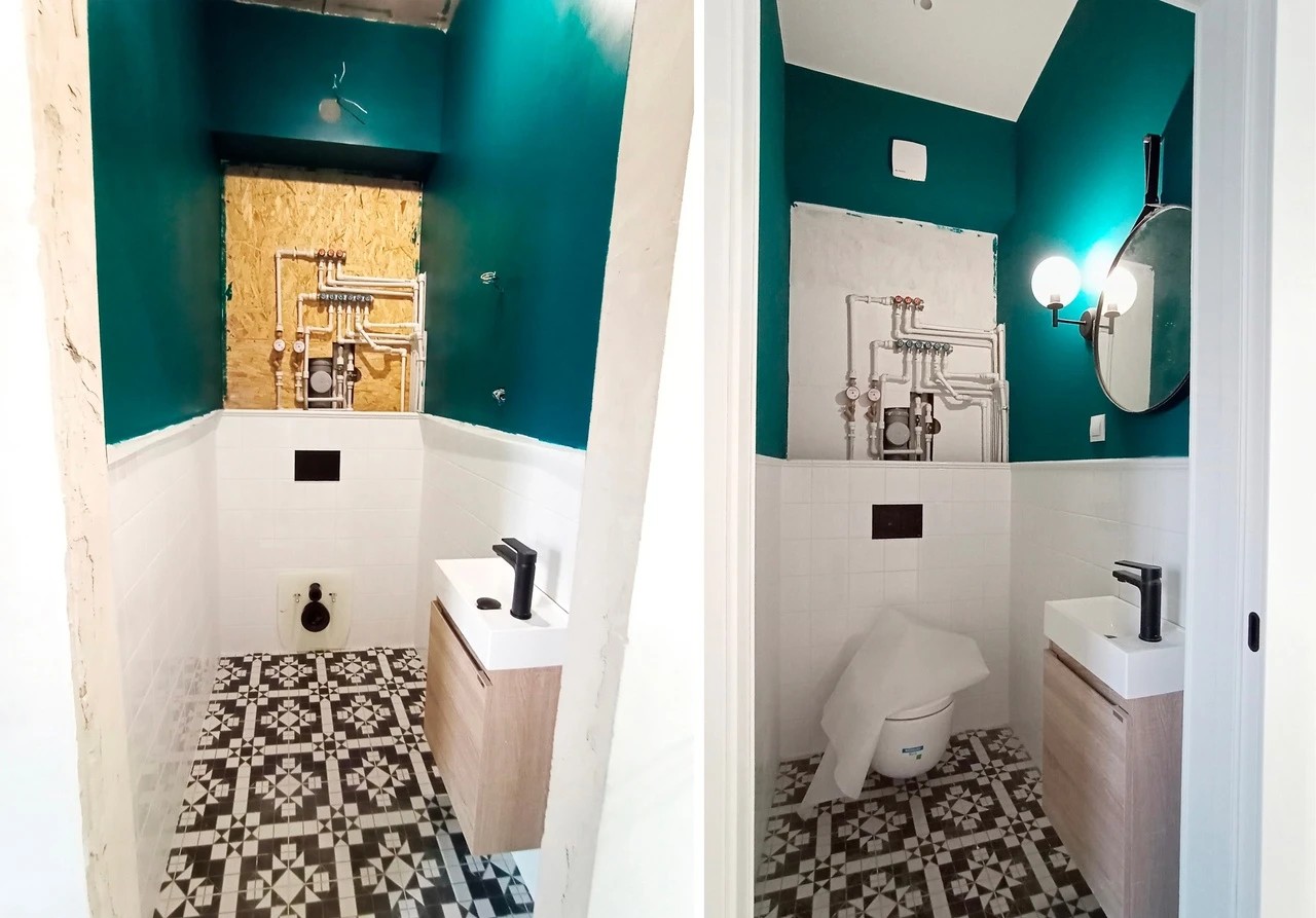 Санузел в реализованном проекте