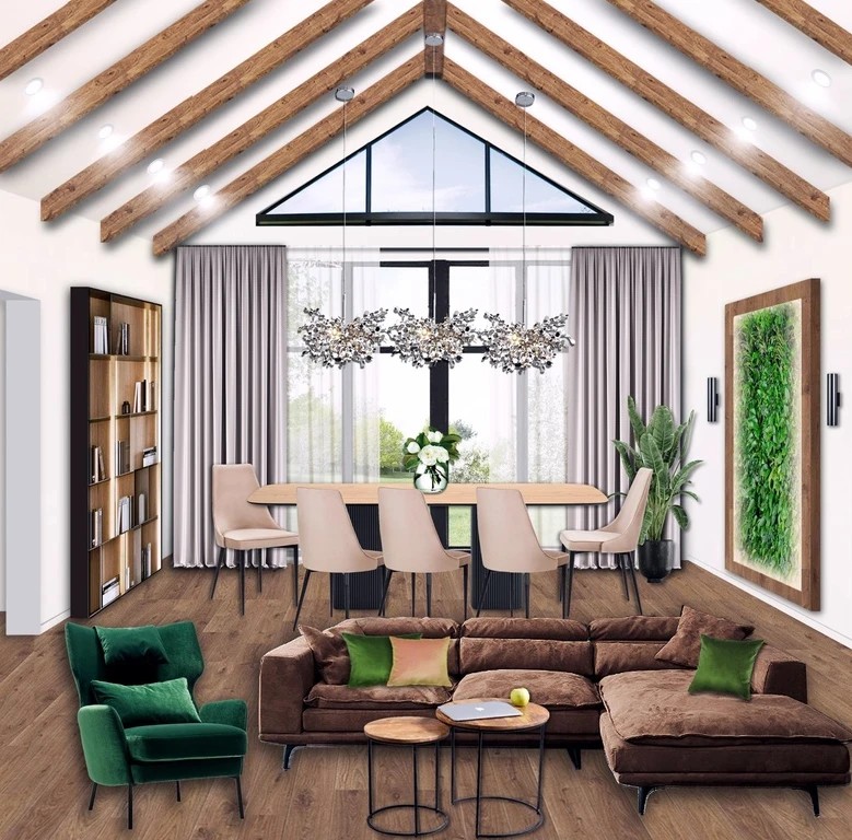 Дизайн-проект жилого дома г. Псков (Коллаж)