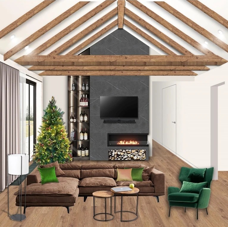 Дизайн-проект жилого дома г. Псков (Коллаж)