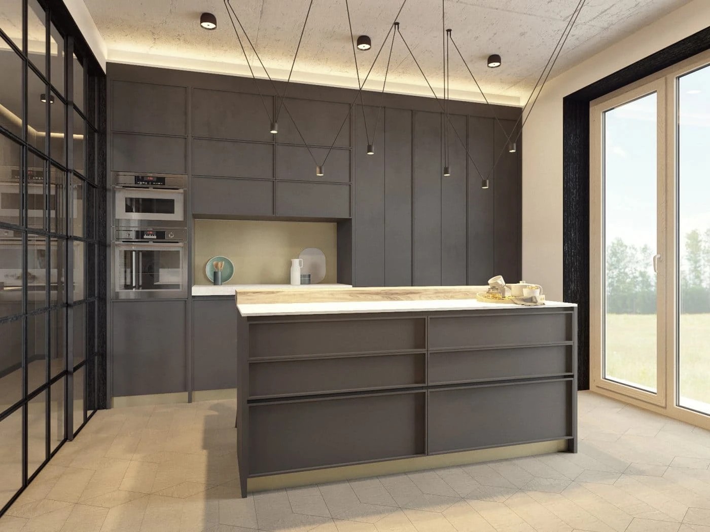 ДИЗАЙН-ПРОЕКТ ПРОСТОРНОГО ДОМА В СТИЛЕ ЛОФТ