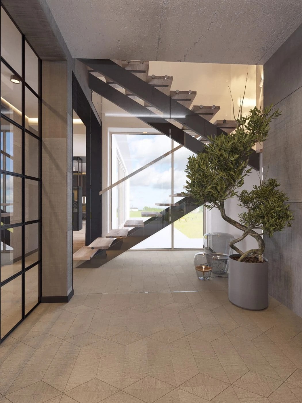 ДИЗАЙН-ПРОЕКТ ПРОСТОРНОГО ДОМА В СТИЛЕ ЛОФТ