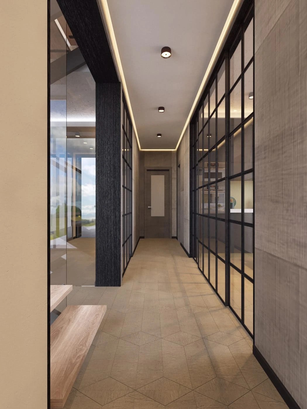 ДИЗАЙН-ПРОЕКТ ПРОСТОРНОГО ДОМА В СТИЛЕ ЛОФТ