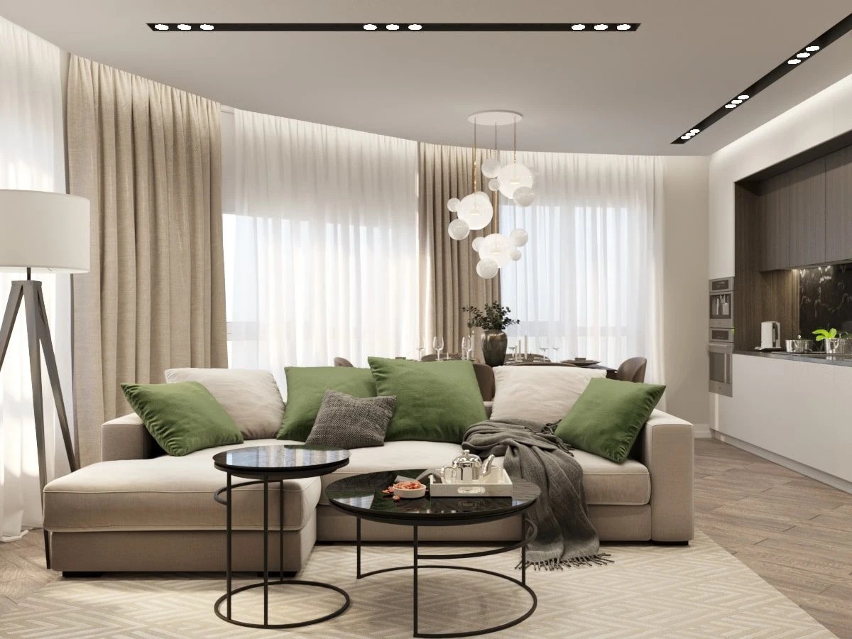 ДИЗАЙН-ПРОЕКТ КВАРТИРЫ С ЛАКОНИЧНЫМИ РЕШЕНИЯМИ