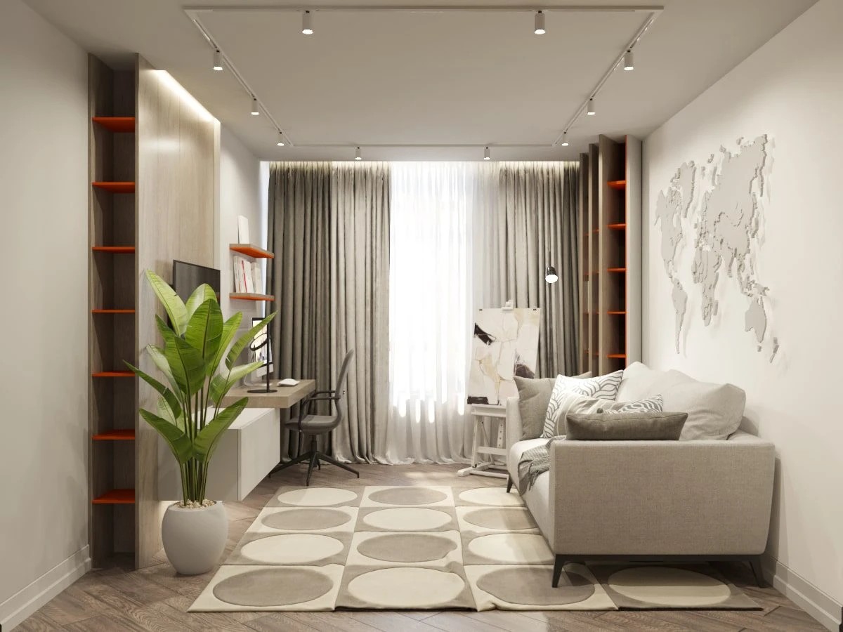 ДИЗАЙН-ПРОЕКТ КВАРТИРЫ С ЛАКОНИЧНЫМИ РЕШЕНИЯМИ