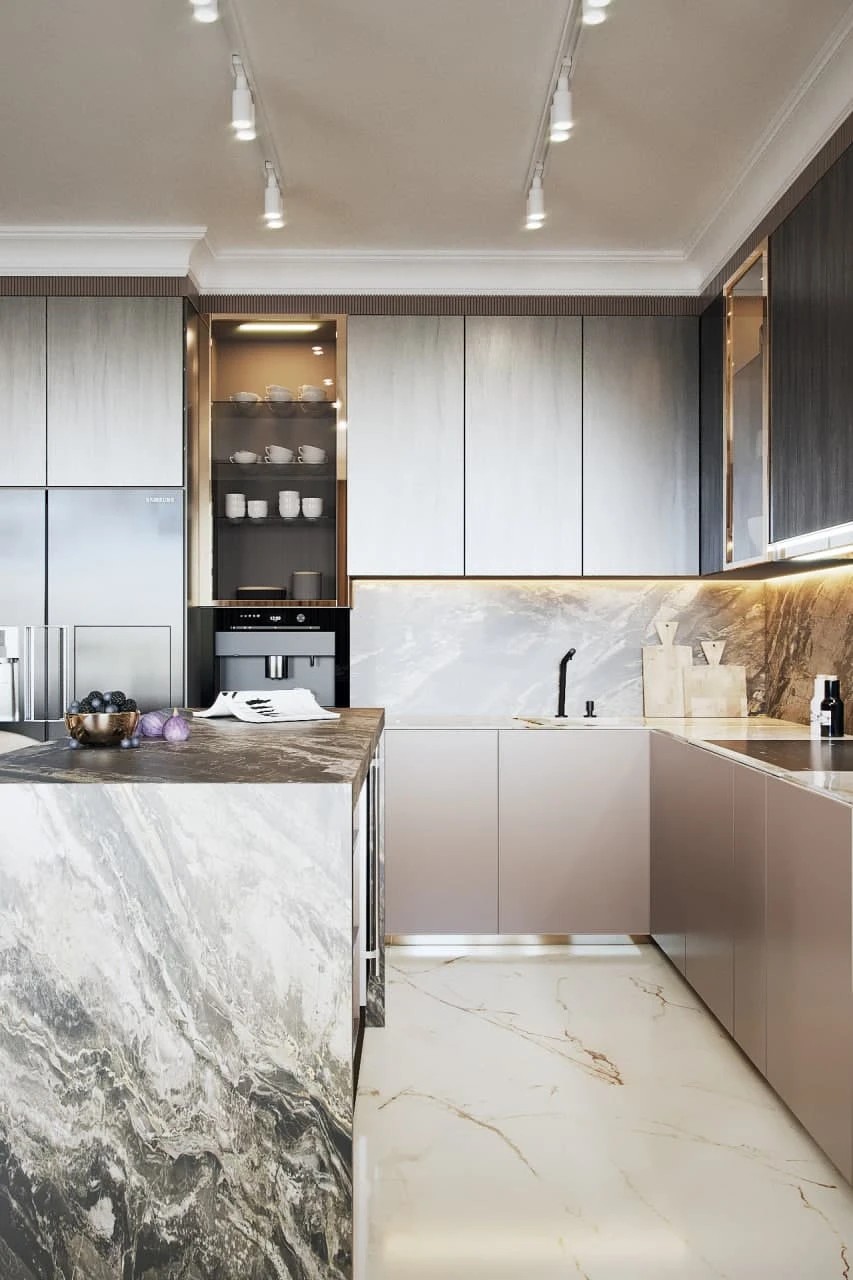 ДИЗАЙН ИНТЕРЬЕРА КВАРТИРЫ В КОФЕЙНЫХ ТОНАХ