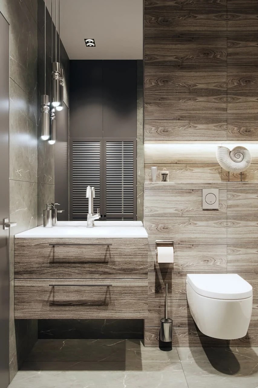 ДИЗАЙН ИНТЕРЬЕРА КВАРТИРЫ В КОФЕЙНЫХ ТОНАХ