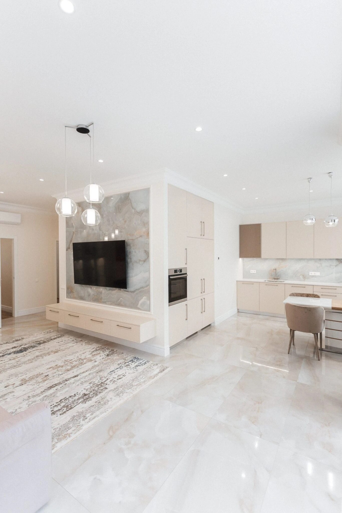 ДИЗАЙН-ПРОЕКТ КВАРТИРЫ В СЕРО-ГОЛУБЫХ ОТТЕНКАХ