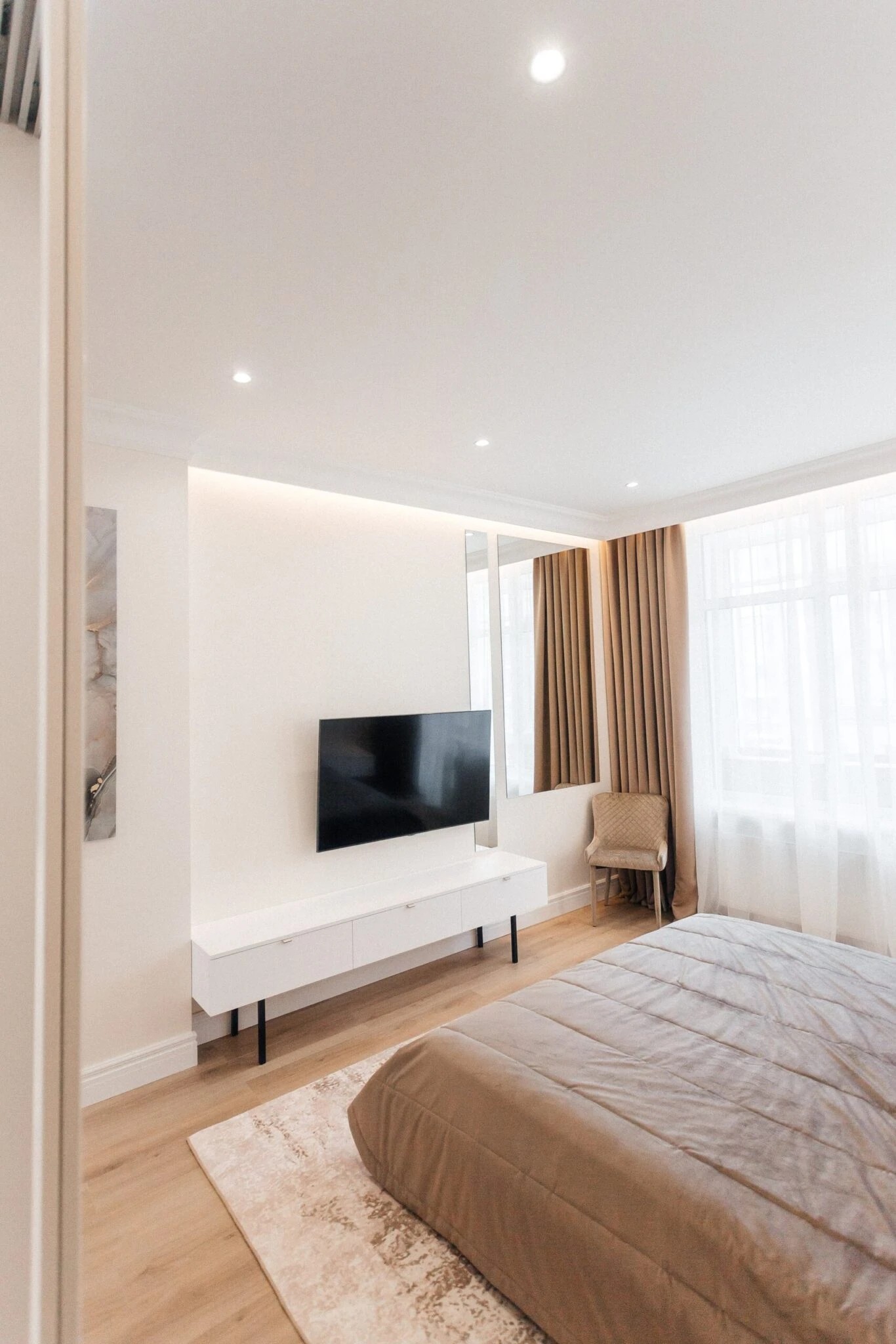 ДИЗАЙН-ПРОЕКТ КВАРТИРЫ В СЕРО-ГОЛУБЫХ ОТТЕНКАХ