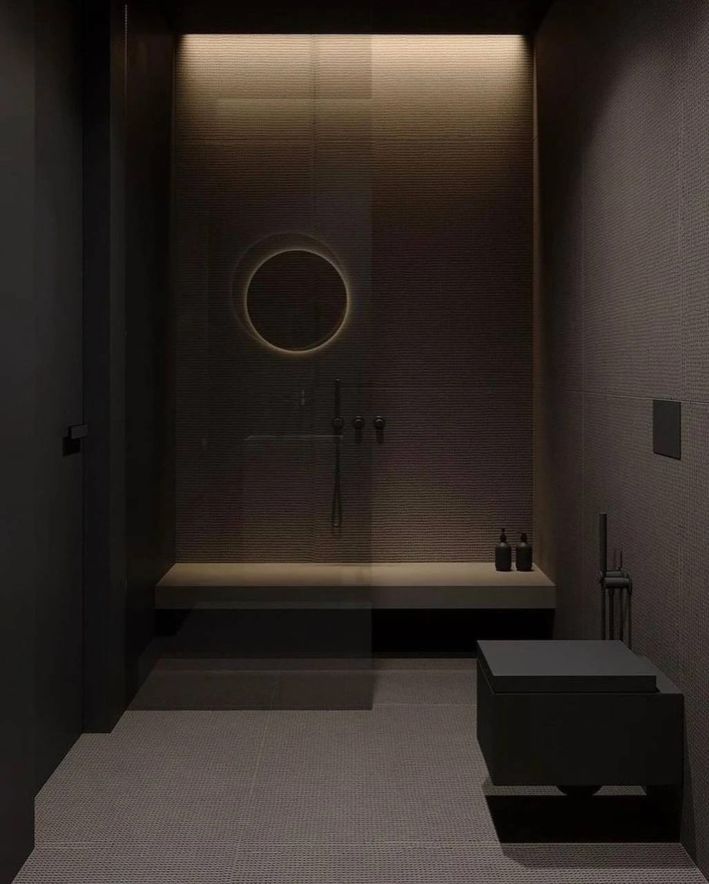 ДИЗАЙН-ПРОЕКТ КВАРТИРЫ В ТЕМНЫХ ОТТЕНКАХ