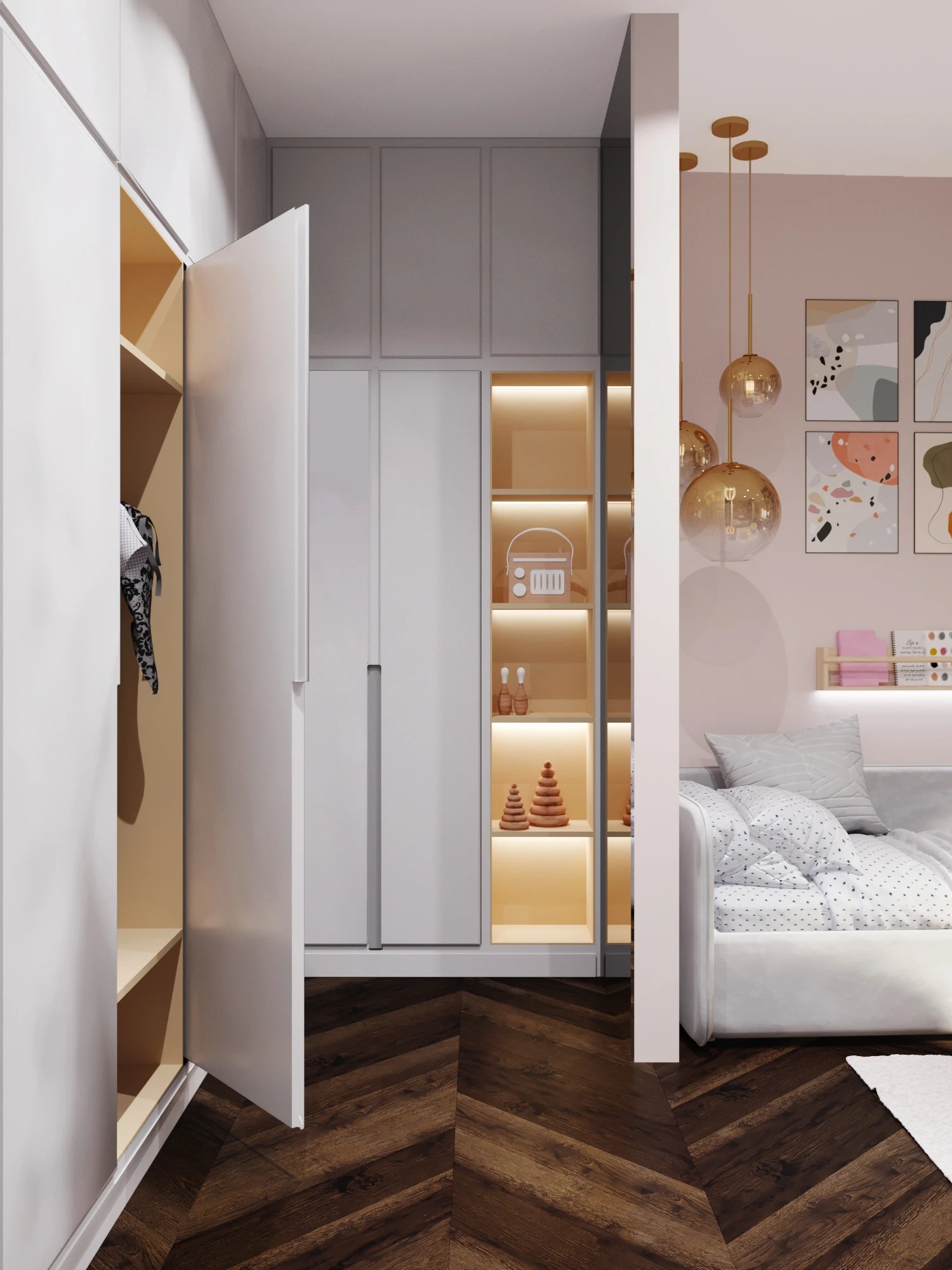 МИНИМАЛИСТИЧНАЯ КВАРТИРА ДЛЯ СЕМЬИ С 2-МЯ ДЕТЬМИ