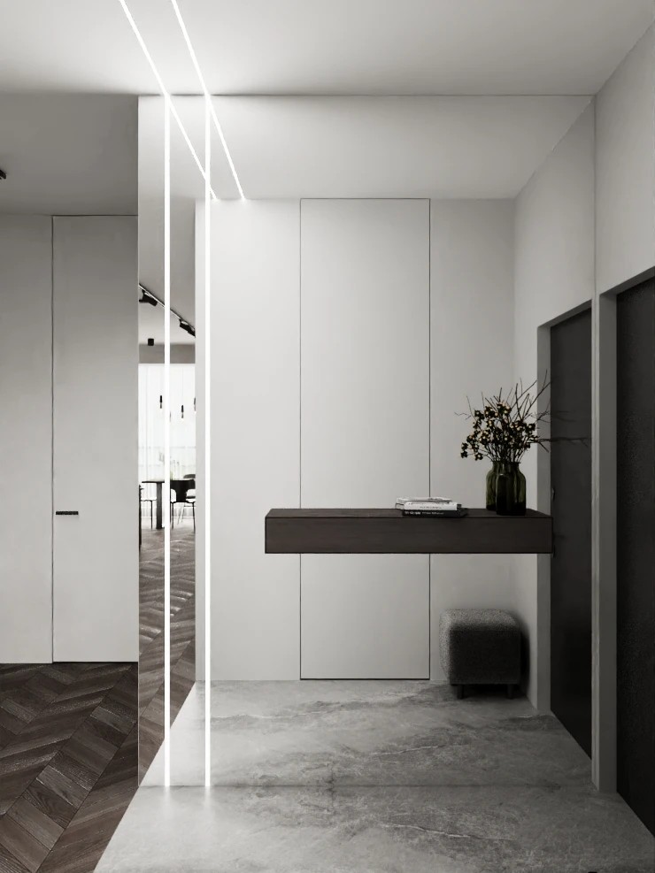 МИНИМАЛИСТИЧНАЯ КВАРТИРА ДЛЯ СЕМЬИ С 2-МЯ ДЕТЬМИ