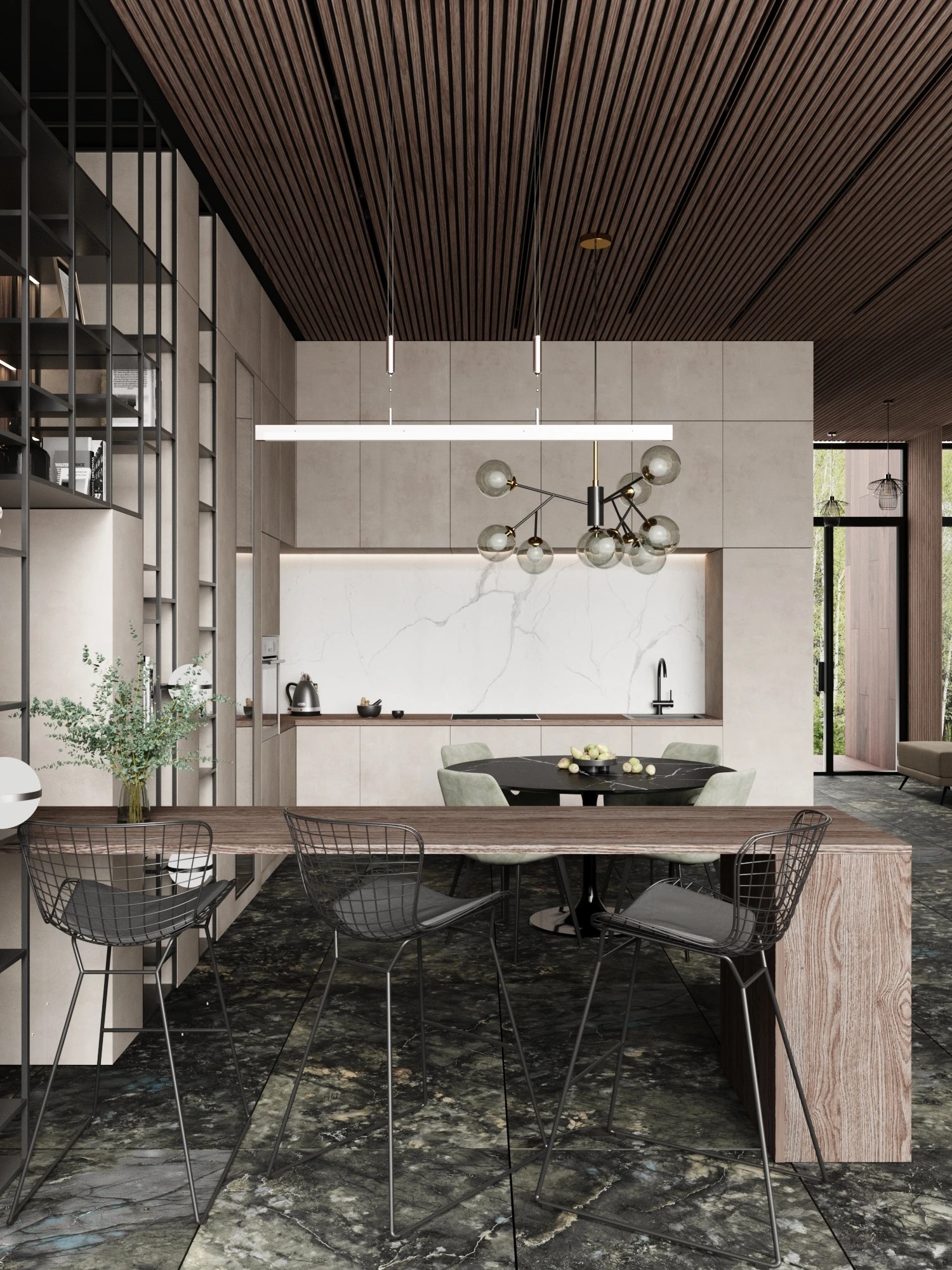 ТАУНХАУС С ЯРКИМ И НЕОРДИНАРНЫМ ДИЗАЙНОМ