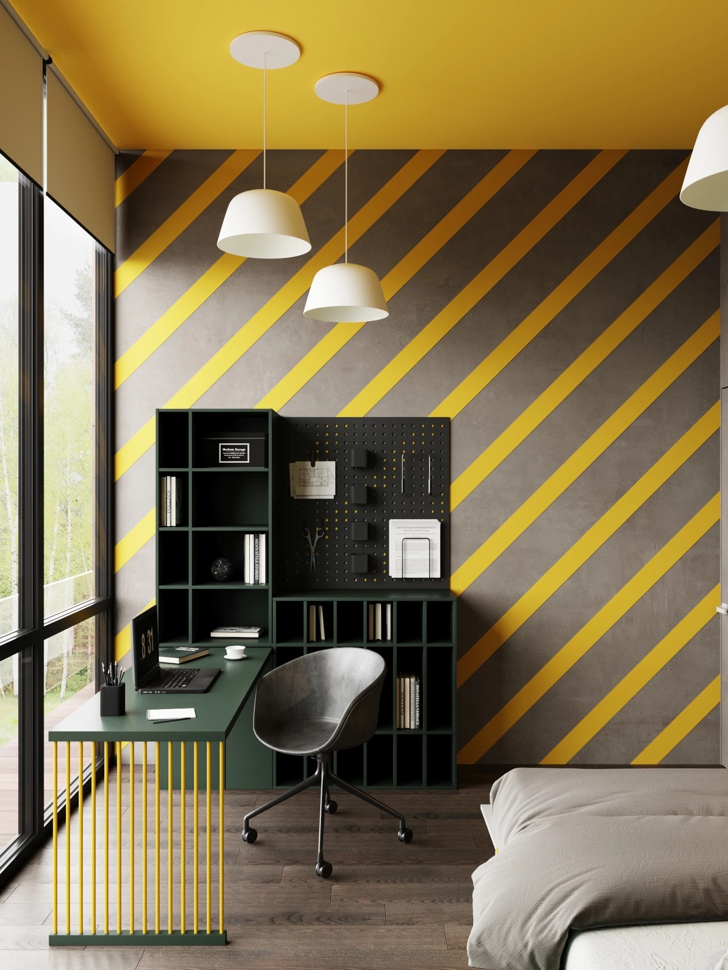 ТАУНХАУС С ЯРКИМ И НЕОРДИНАРНЫМ ДИЗАЙНОМ