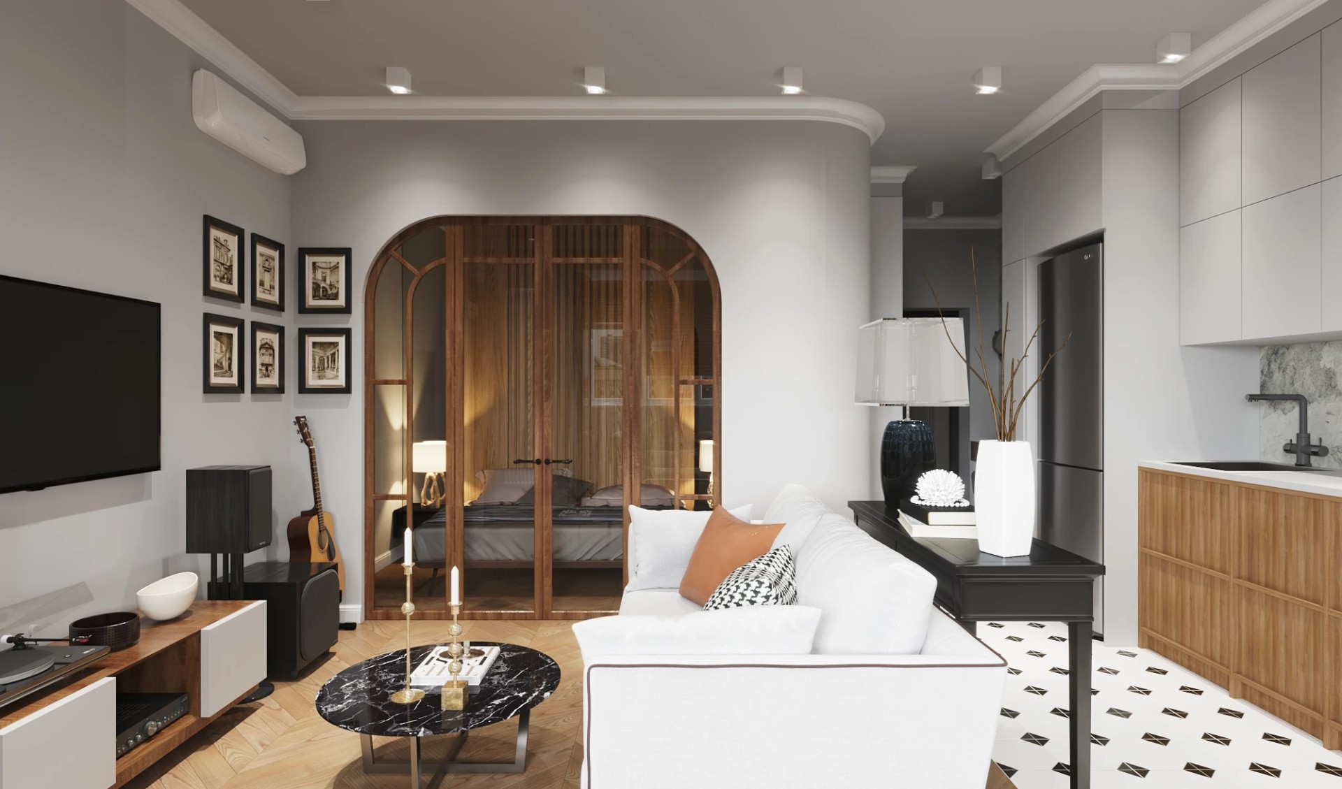 Москва из 1-ки в 3-ку