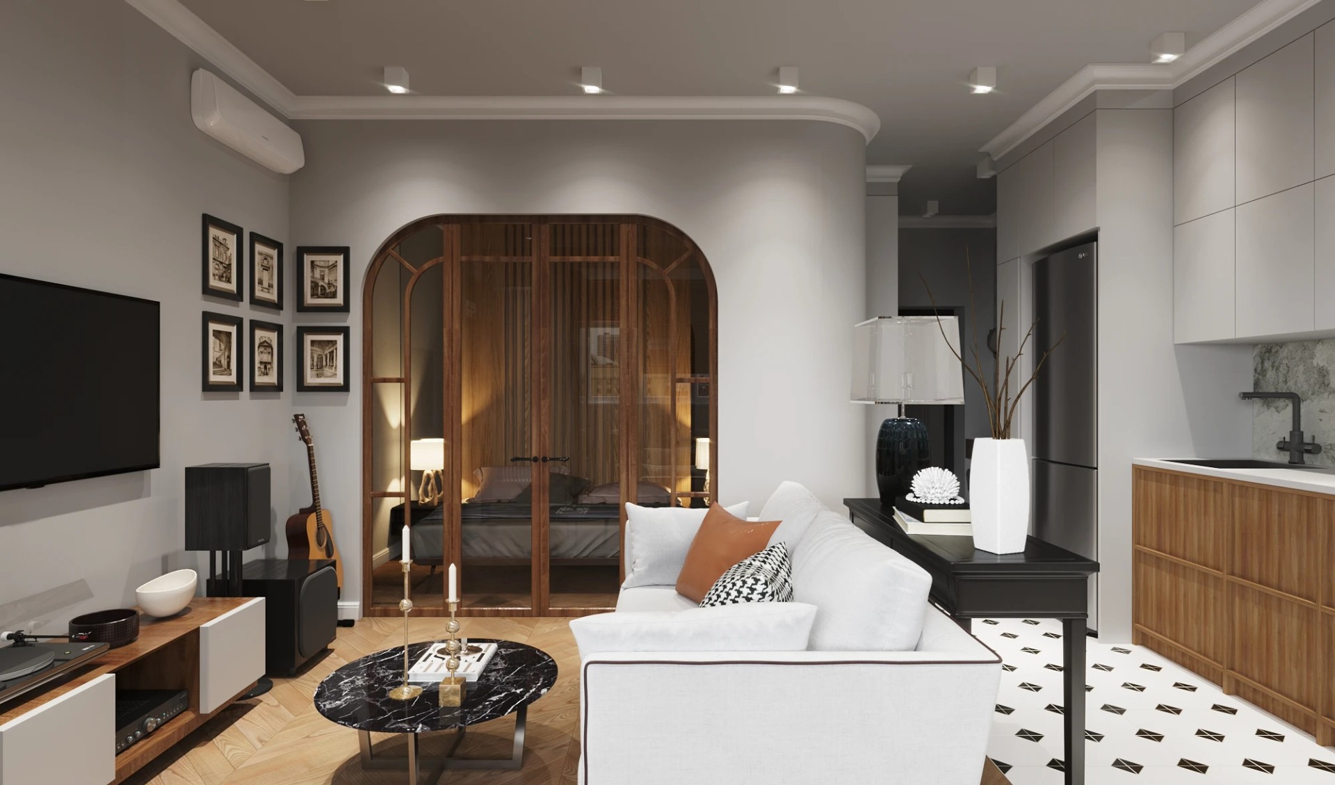 Москва из 1-ки в 3-ку