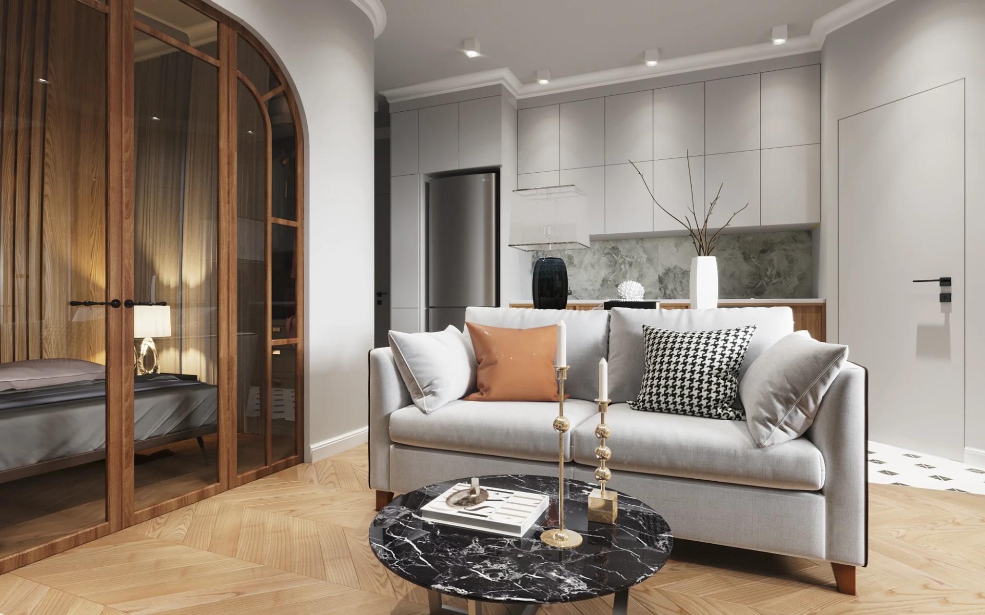 Москва из 1-ки в 3-ку