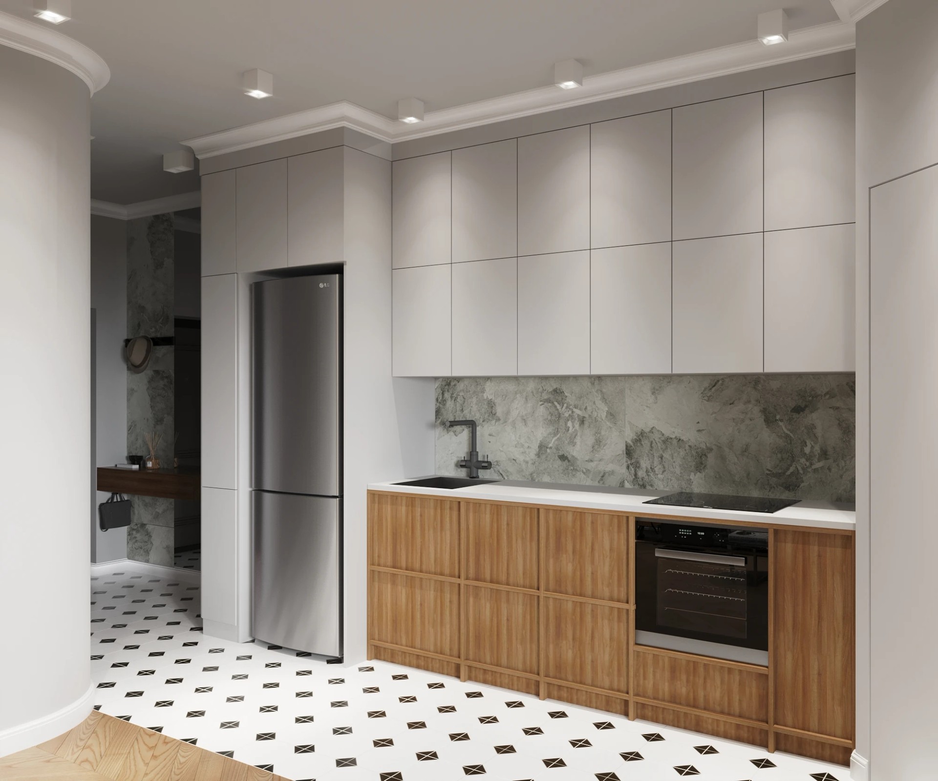 Москва из 1-ки в 3-ку