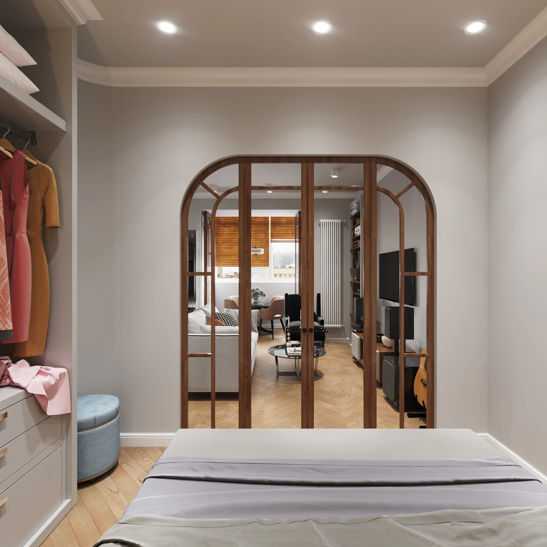 Москва из 1-ки в 3-ку