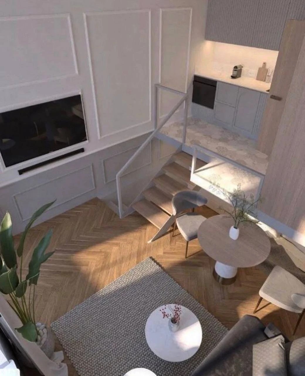 Современный интерьер на маленькой площади