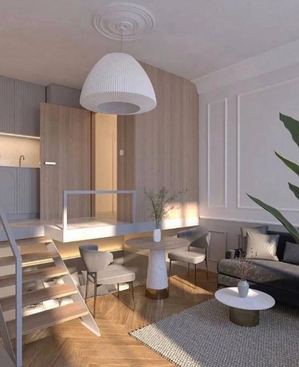 Современный интерьер на маленькой площади