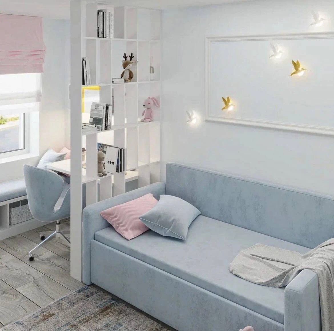 Дизайн-проект детской для Леди