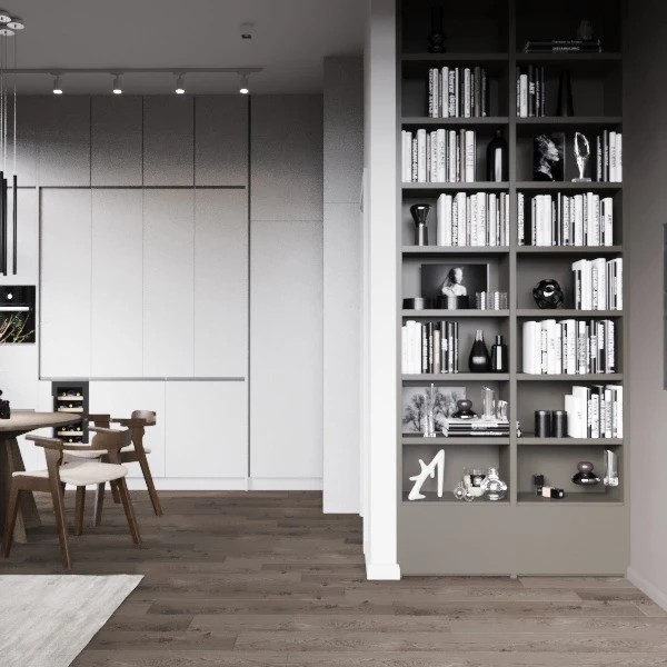 Современные решения в квартире с акцентом на видовые окна