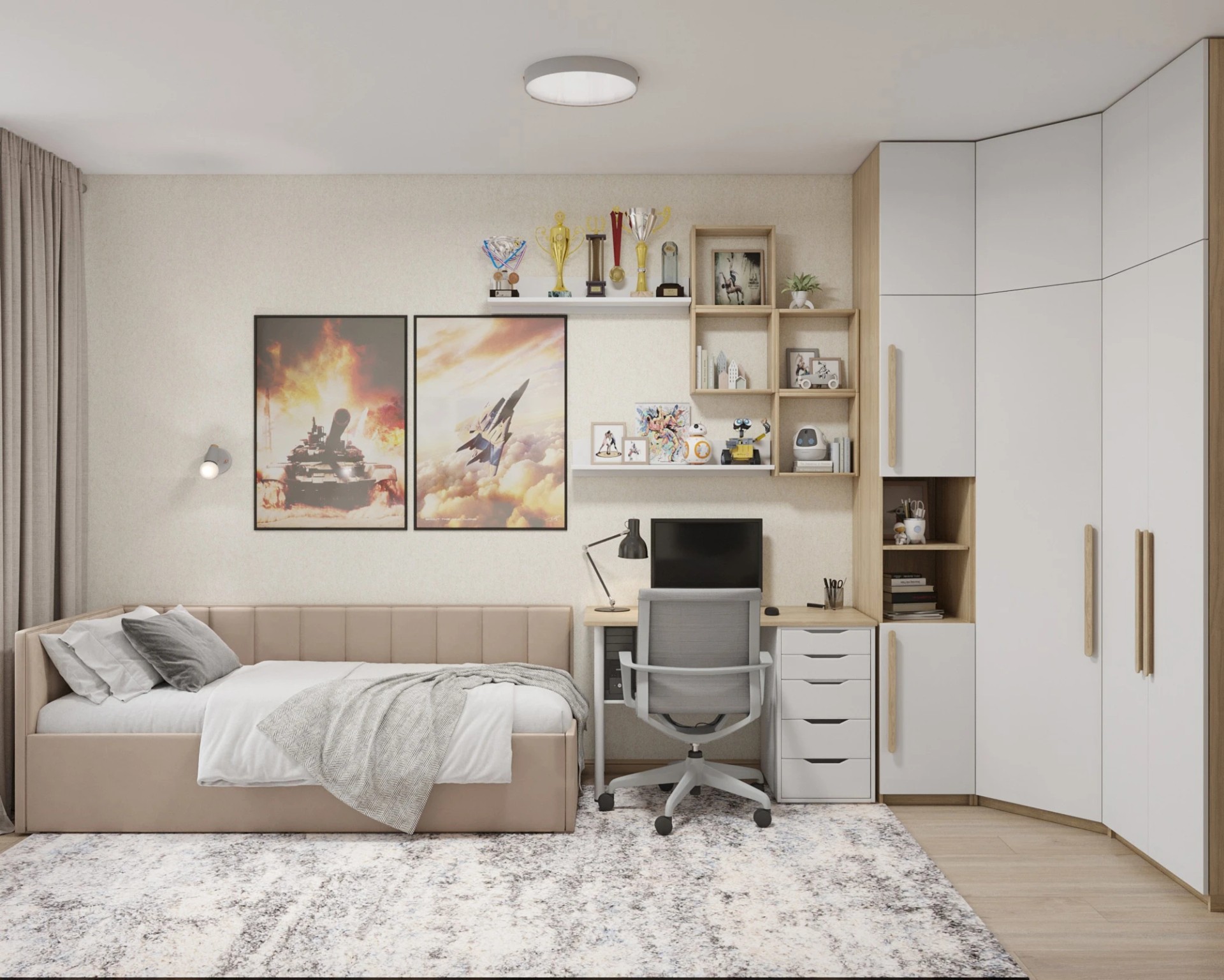 Перепланировки детской комнаты