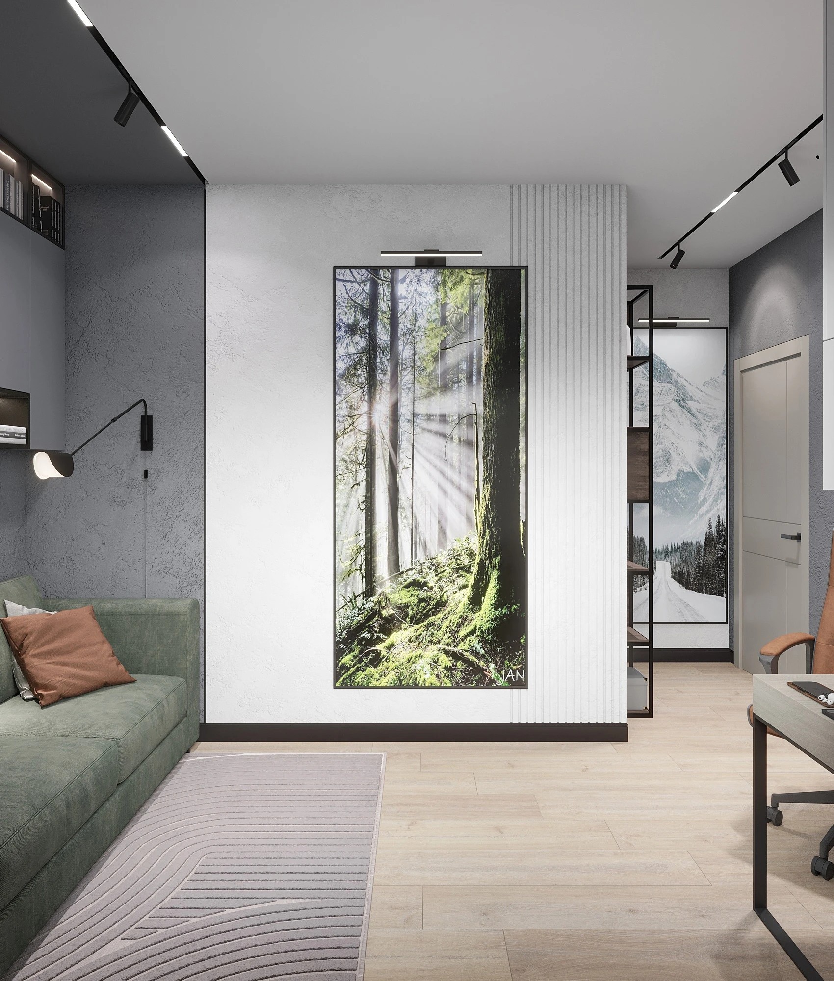 Эскиз-идея и визуализация частного дома