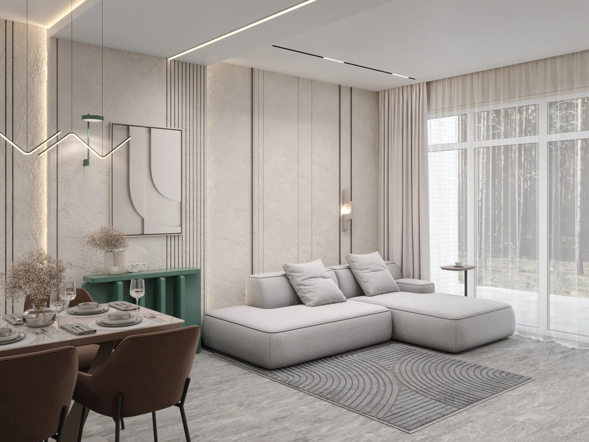 Кухня - Гостиная