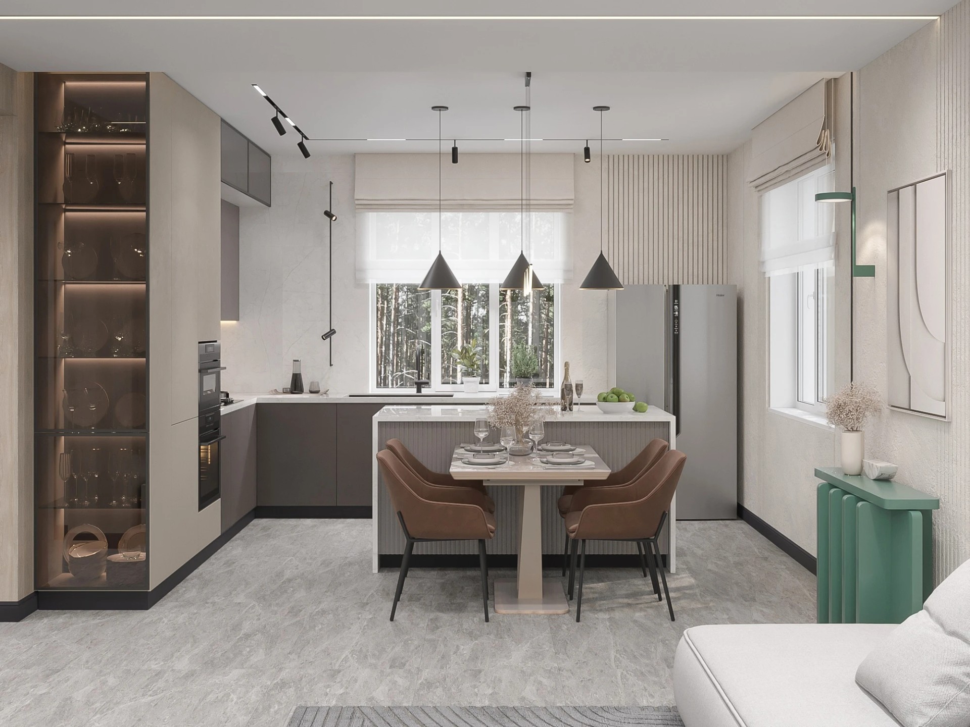 Кухня - Гостиная